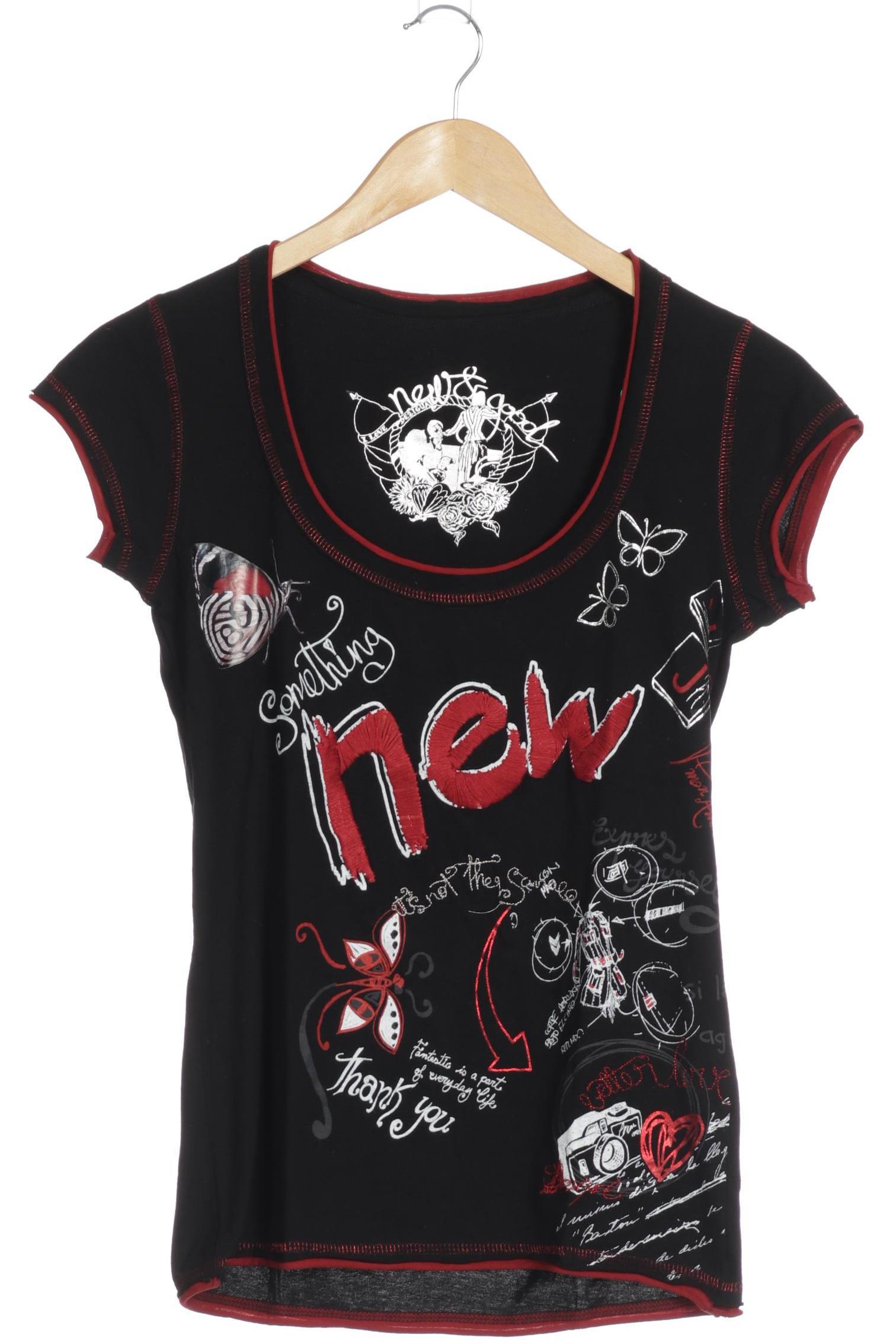 

Desigual Damen T-Shirt, schwarz, Gr.
