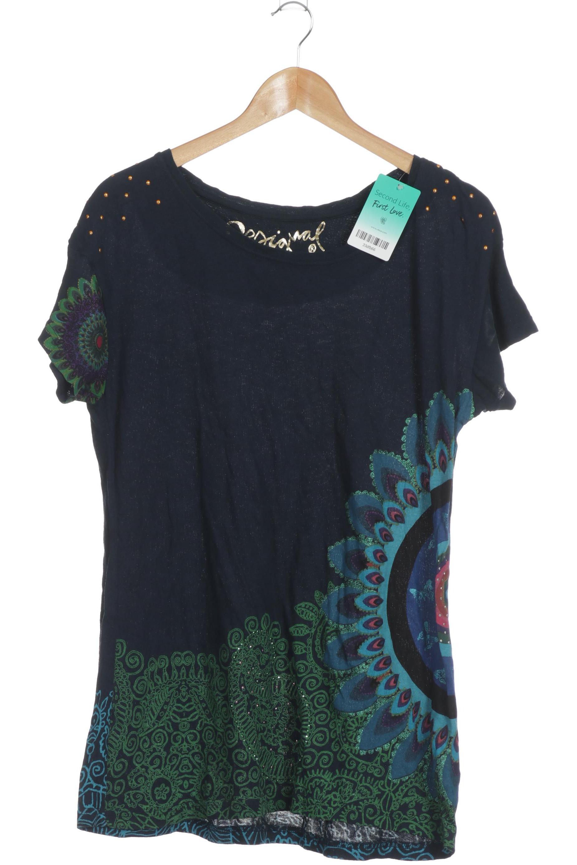 

Desigual Damen T-Shirt, blau, Gr.