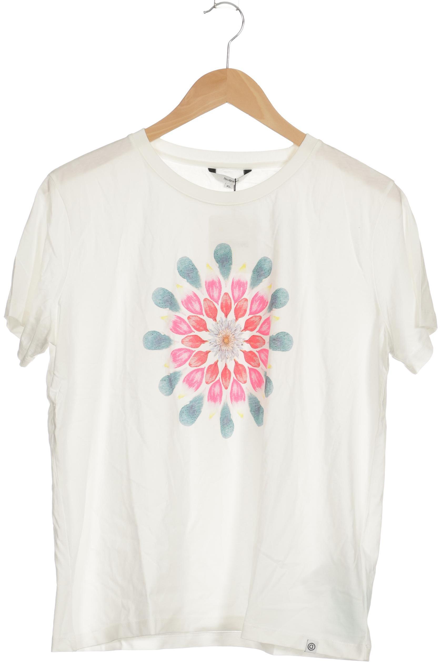 

Desigual Damen T-Shirt, weiß, Gr.