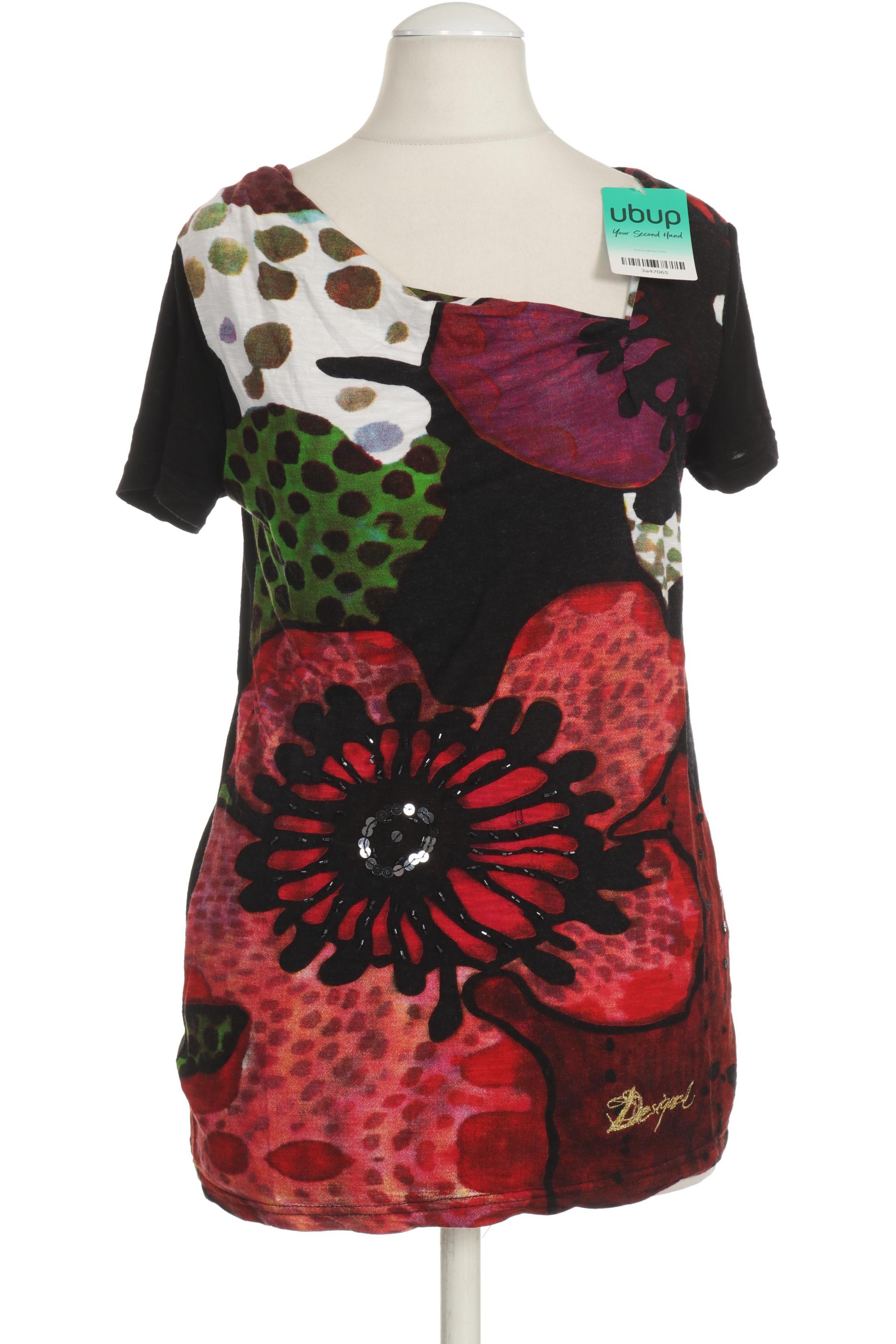 

Desigual Damen T-Shirt, schwarz, Gr.