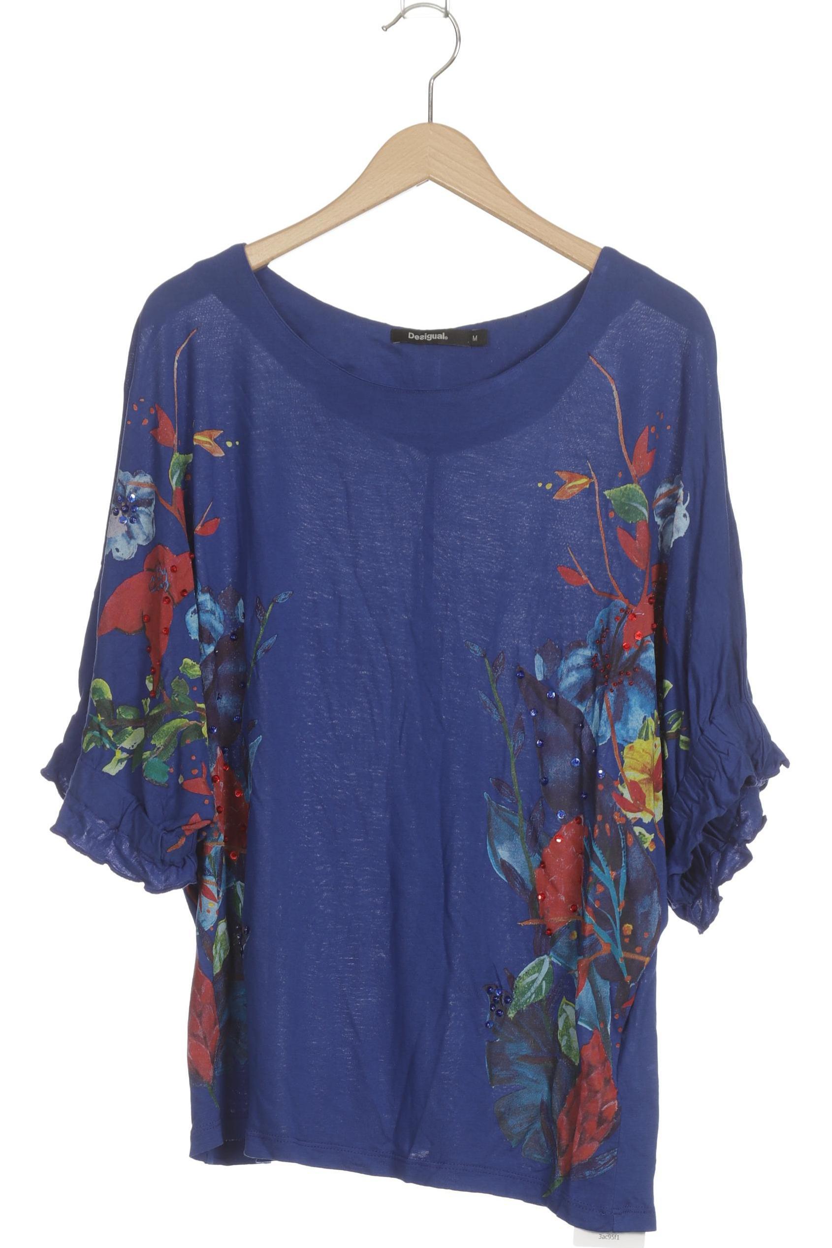 

Desigual Damen T-Shirt, blau, Gr.