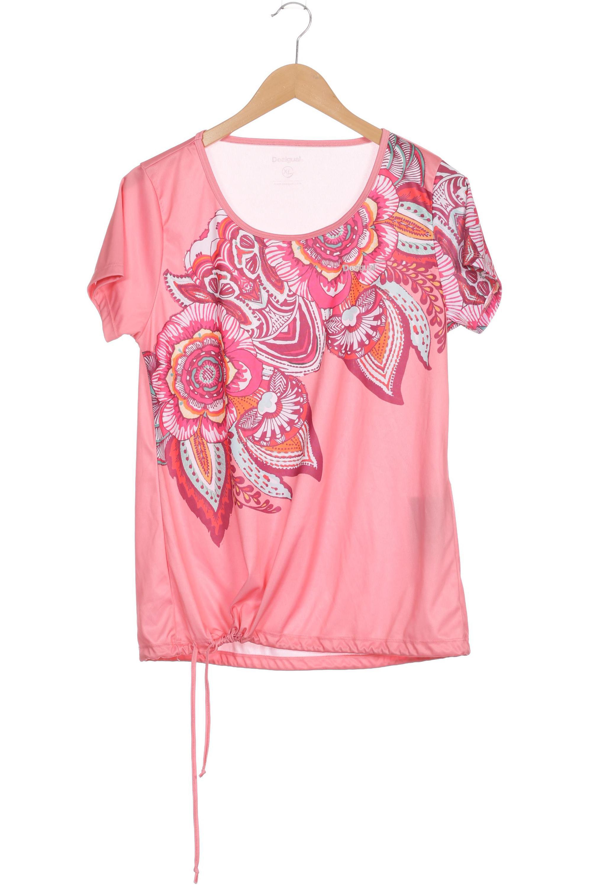 

Desigual Damen T-Shirt, pink, Gr.