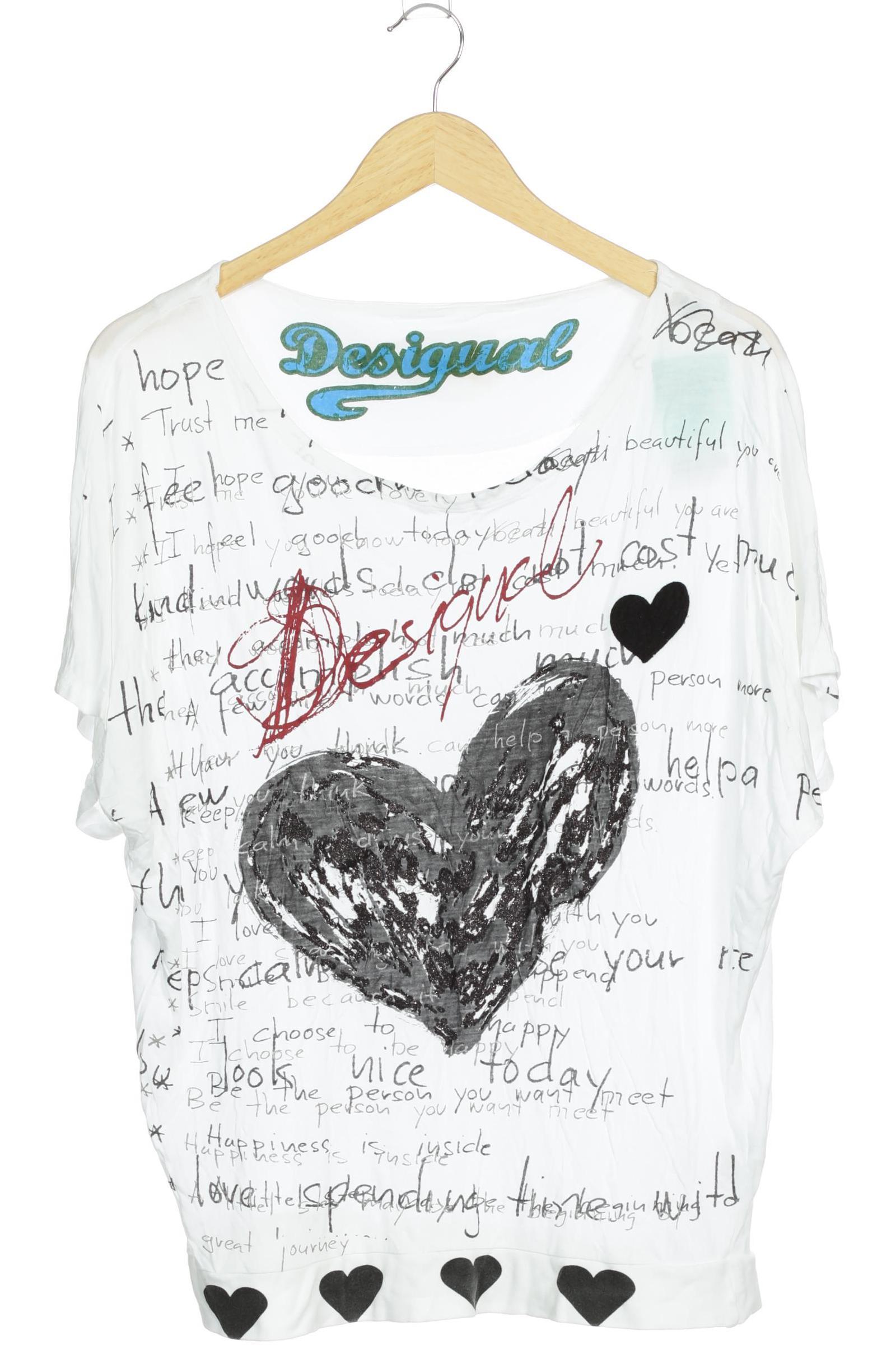 

Desigual Damen T-Shirt, weiß, Gr.