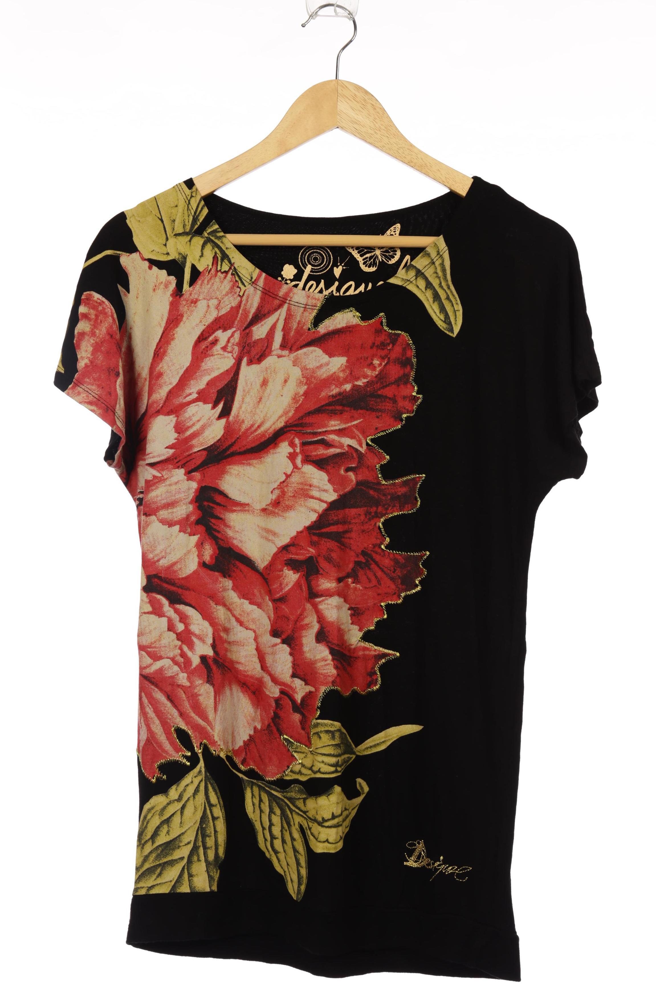 

Desigual Damen T-Shirt, schwarz, Gr.