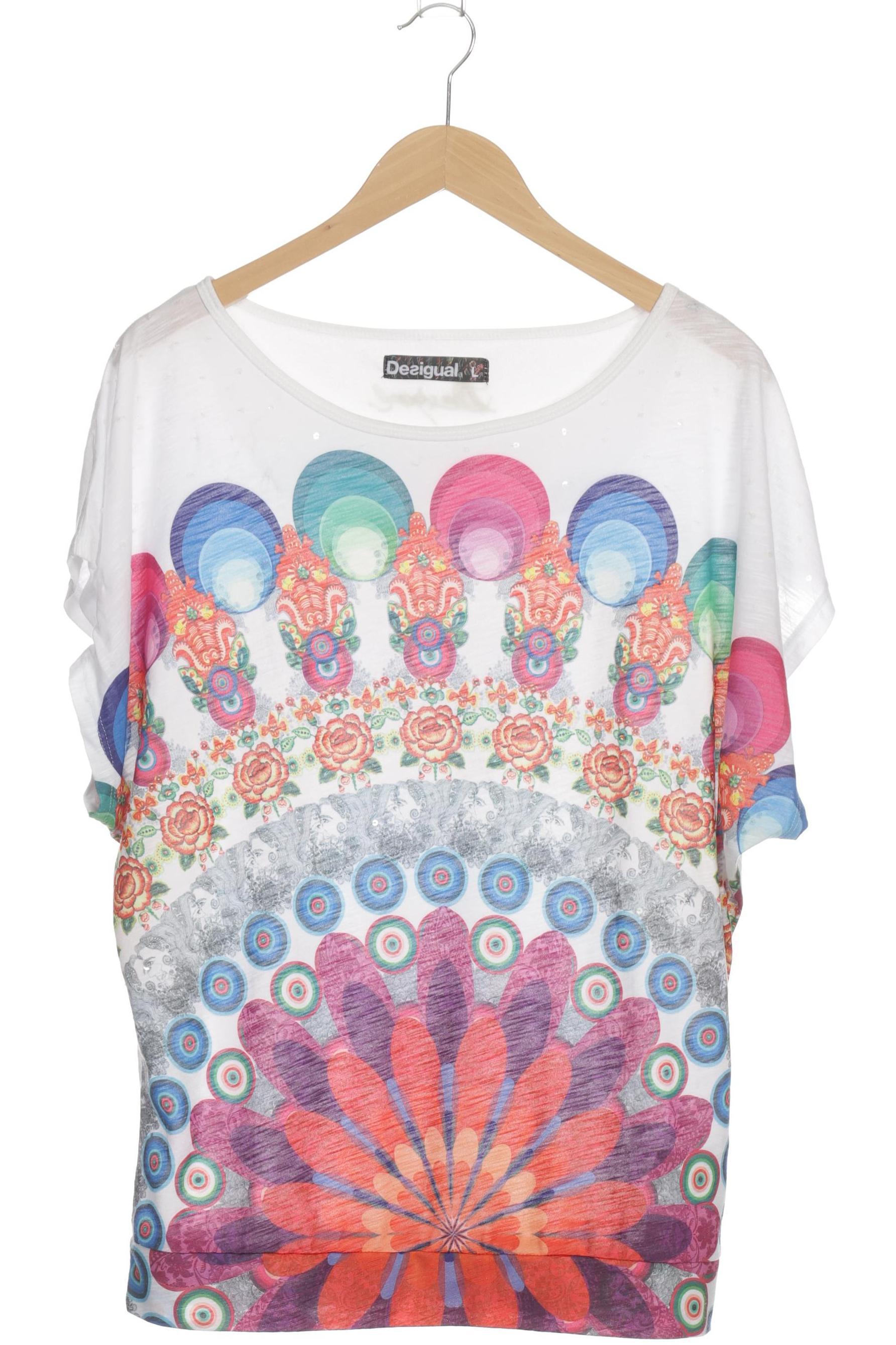 

Desigual Damen T-Shirt, weiß, Gr.