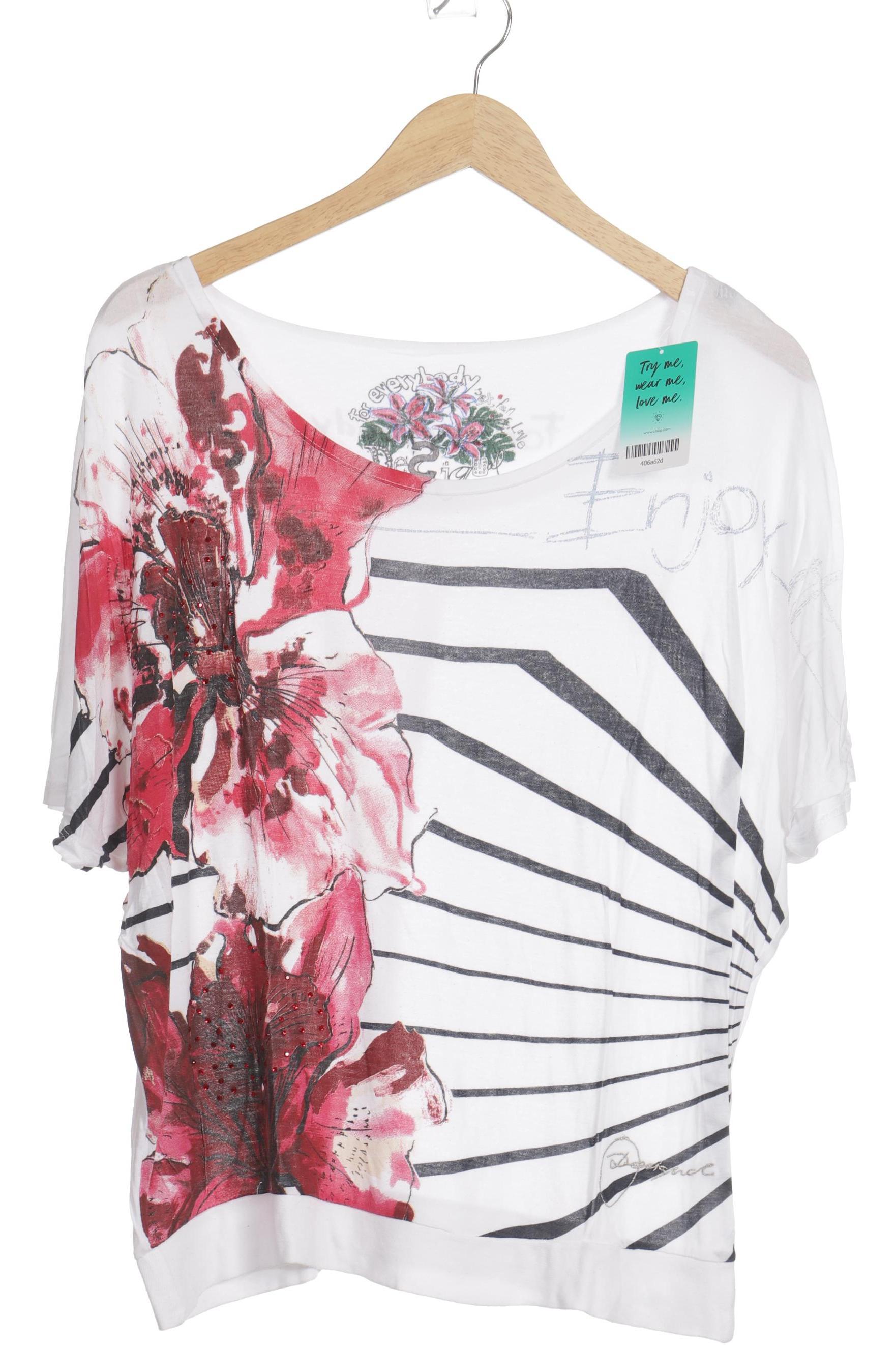 

Desigual Damen T-Shirt, weiß, Gr.
