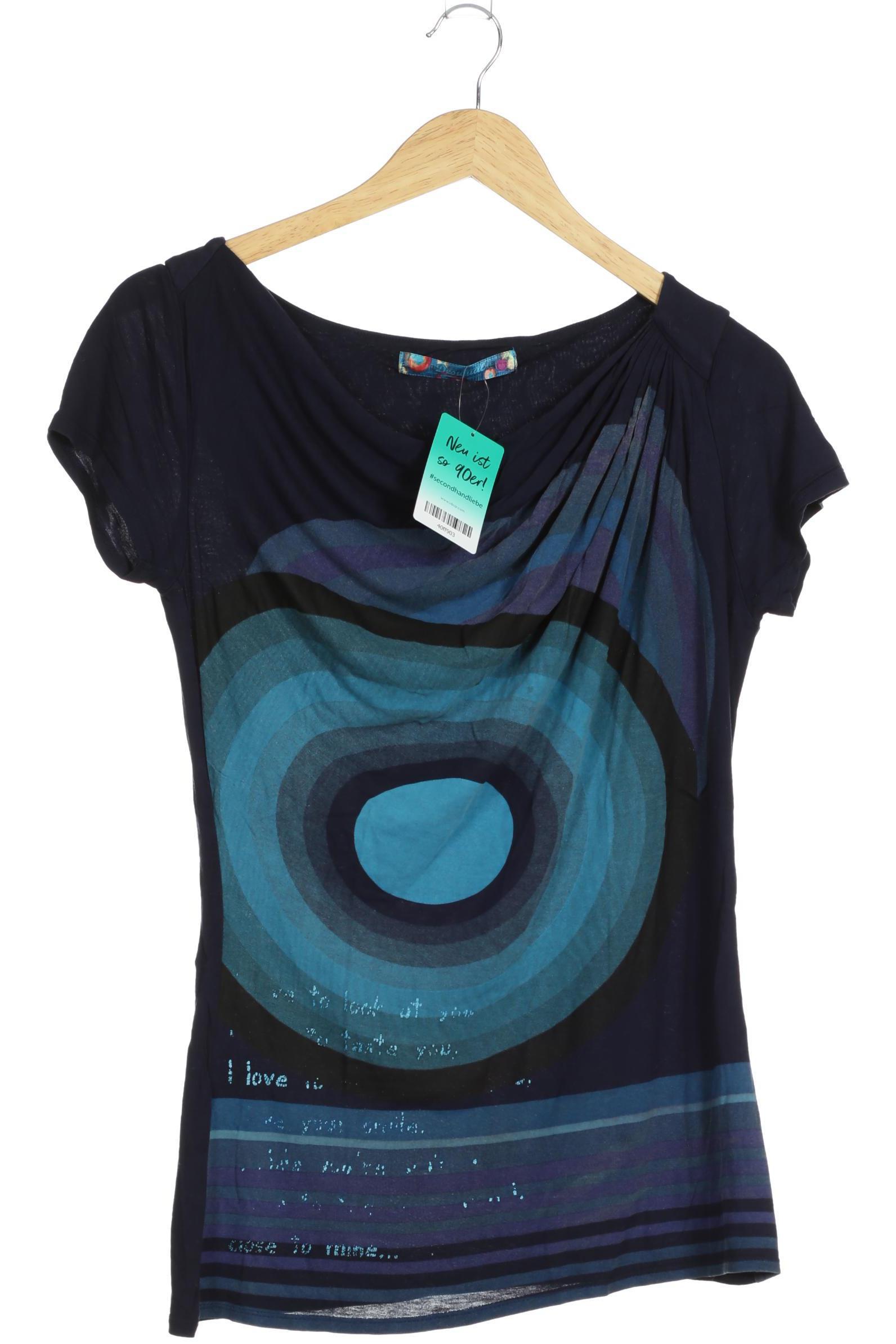 

Desigual Damen T-Shirt, blau, Gr.