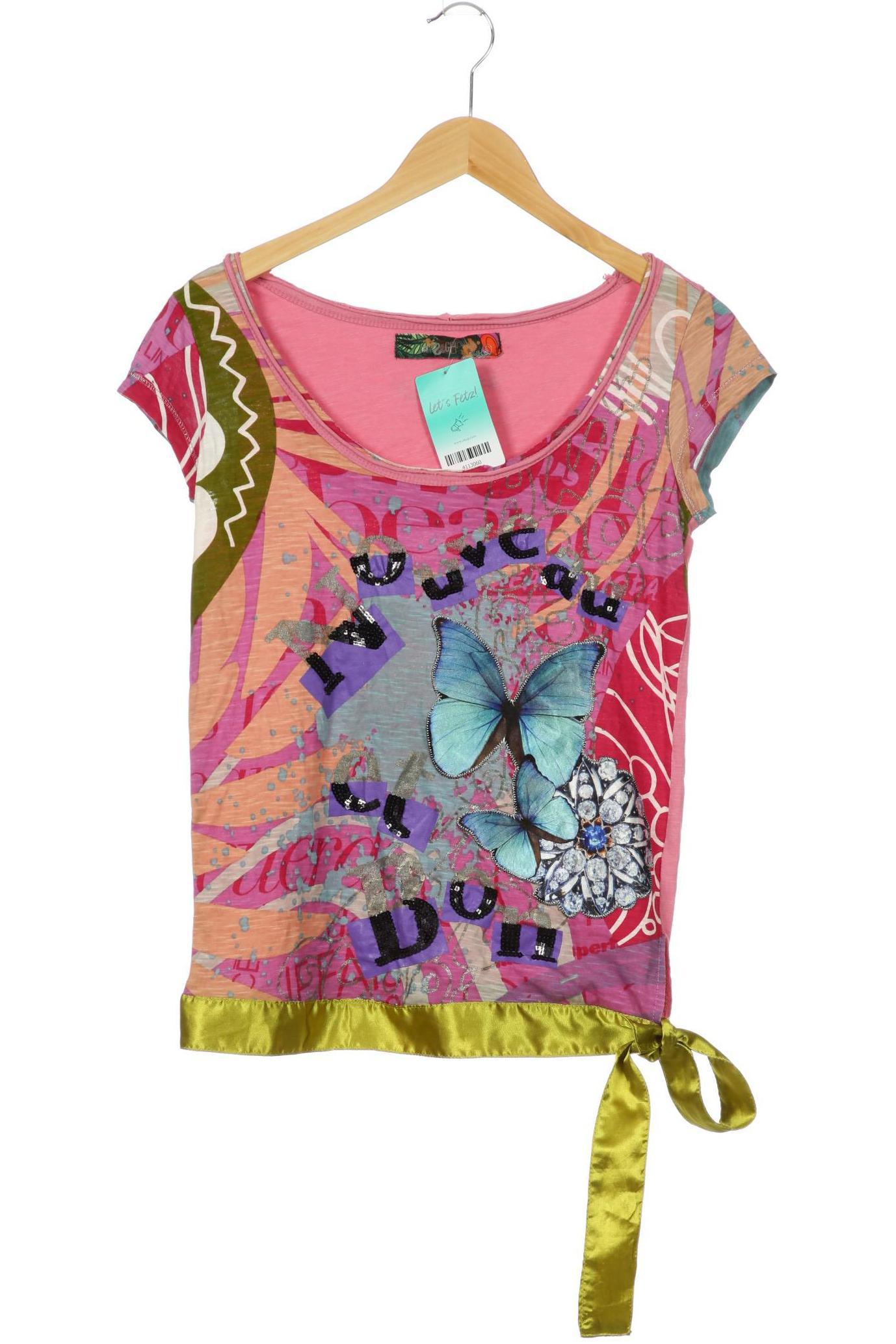 

Desigual Damen T-Shirt, lila, Gr.