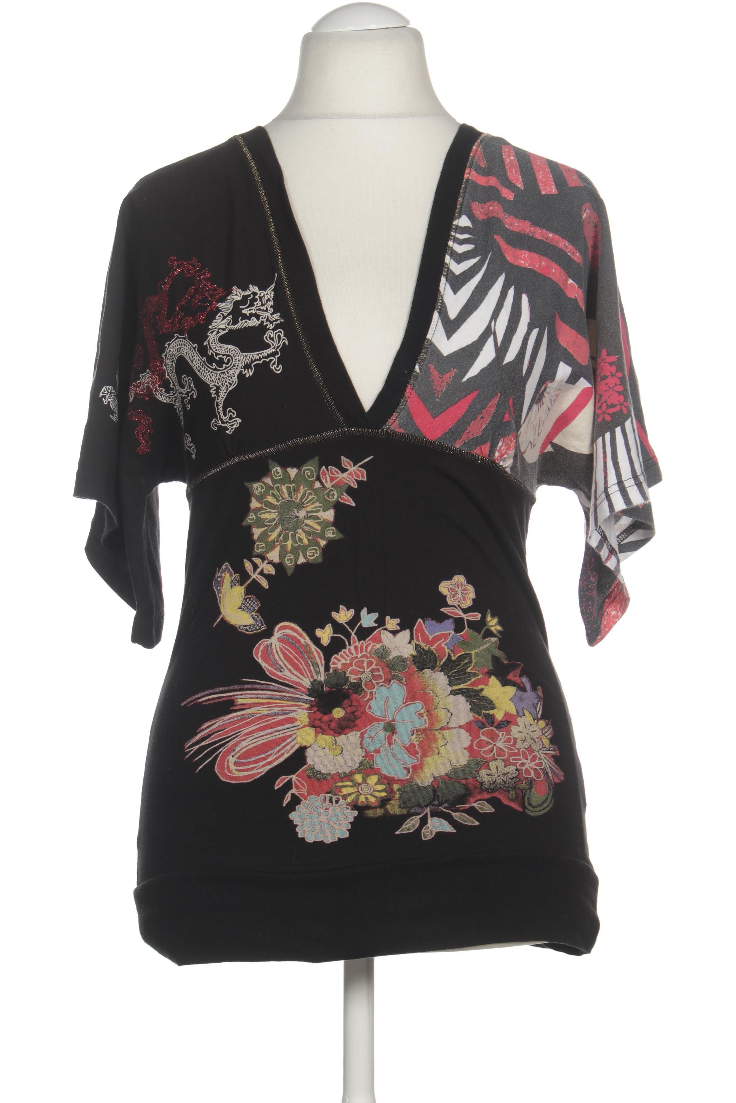 

Desigual Damen T-Shirt, schwarz, Gr.