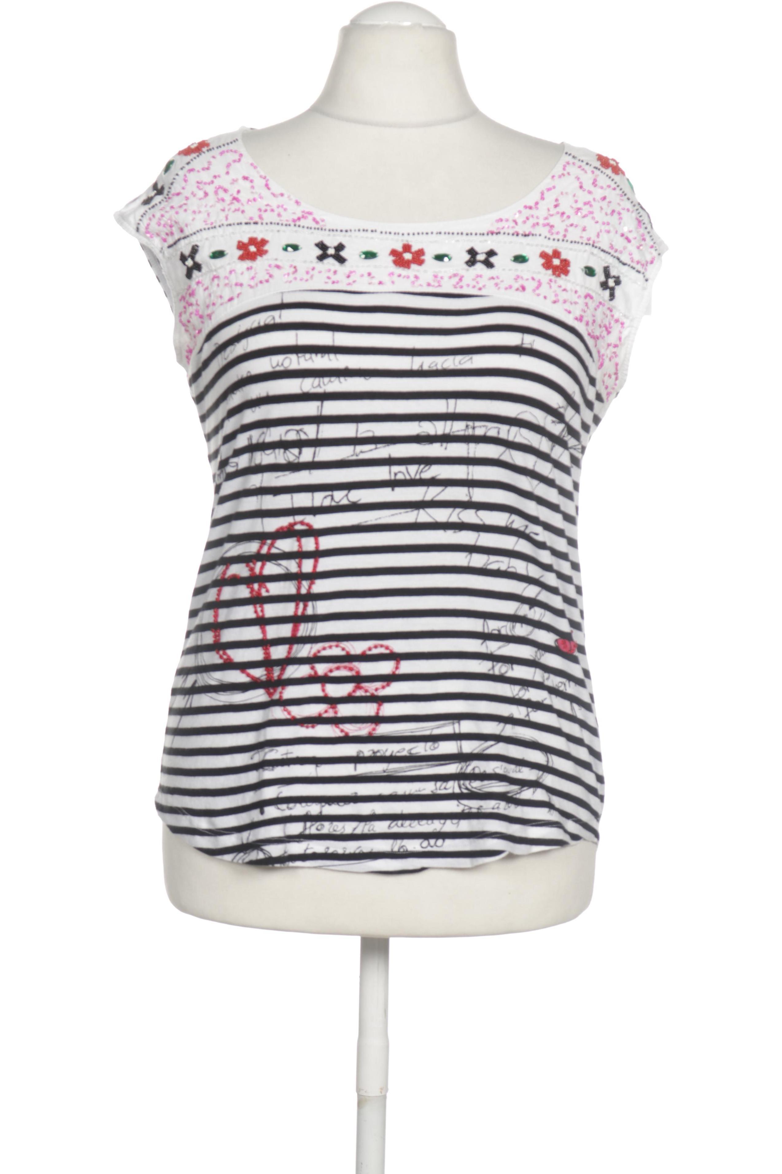 

Desigual Damen T-Shirt, weiß, Gr.