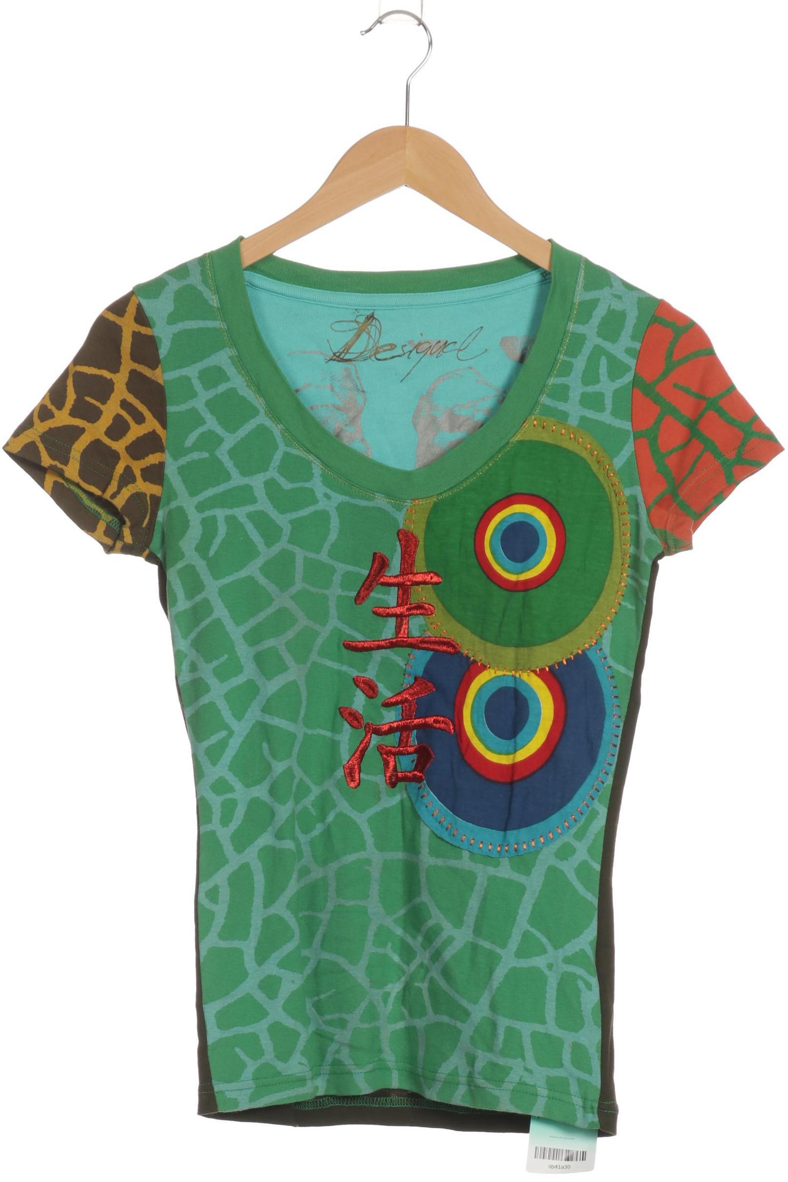 

Desigual Damen T-Shirt, grün, Gr.