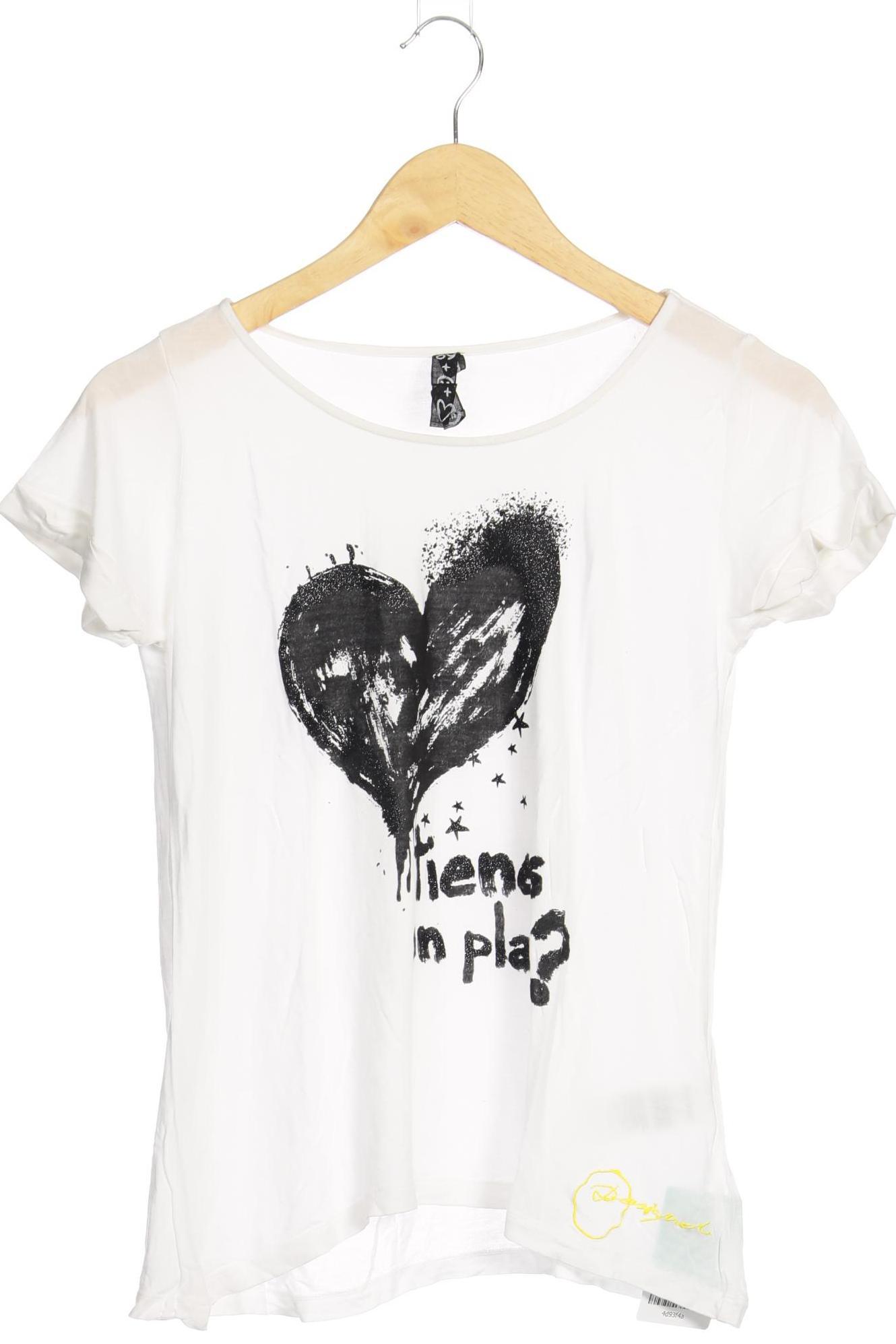 

Desigual Damen T-Shirt, weiß, Gr.