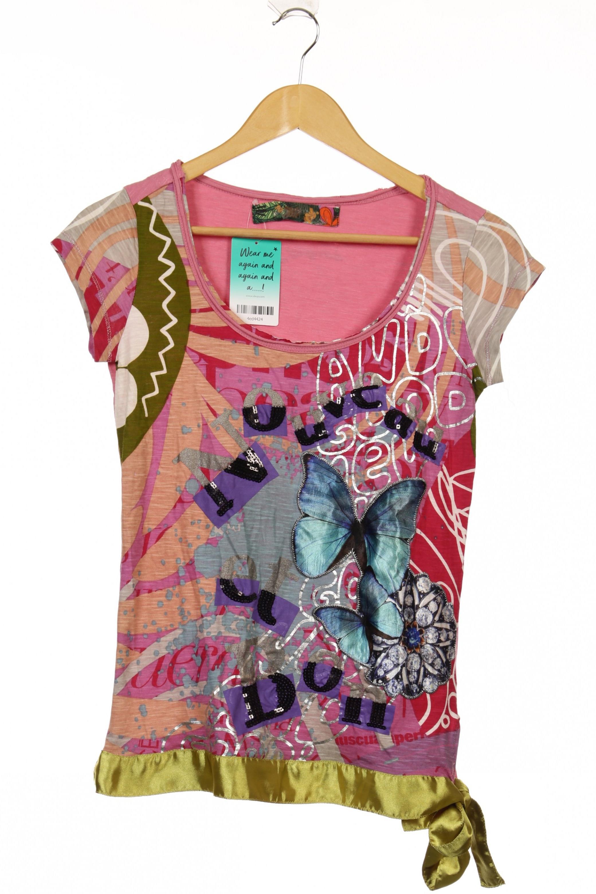 

Desigual Damen T-Shirt, pink, Gr.