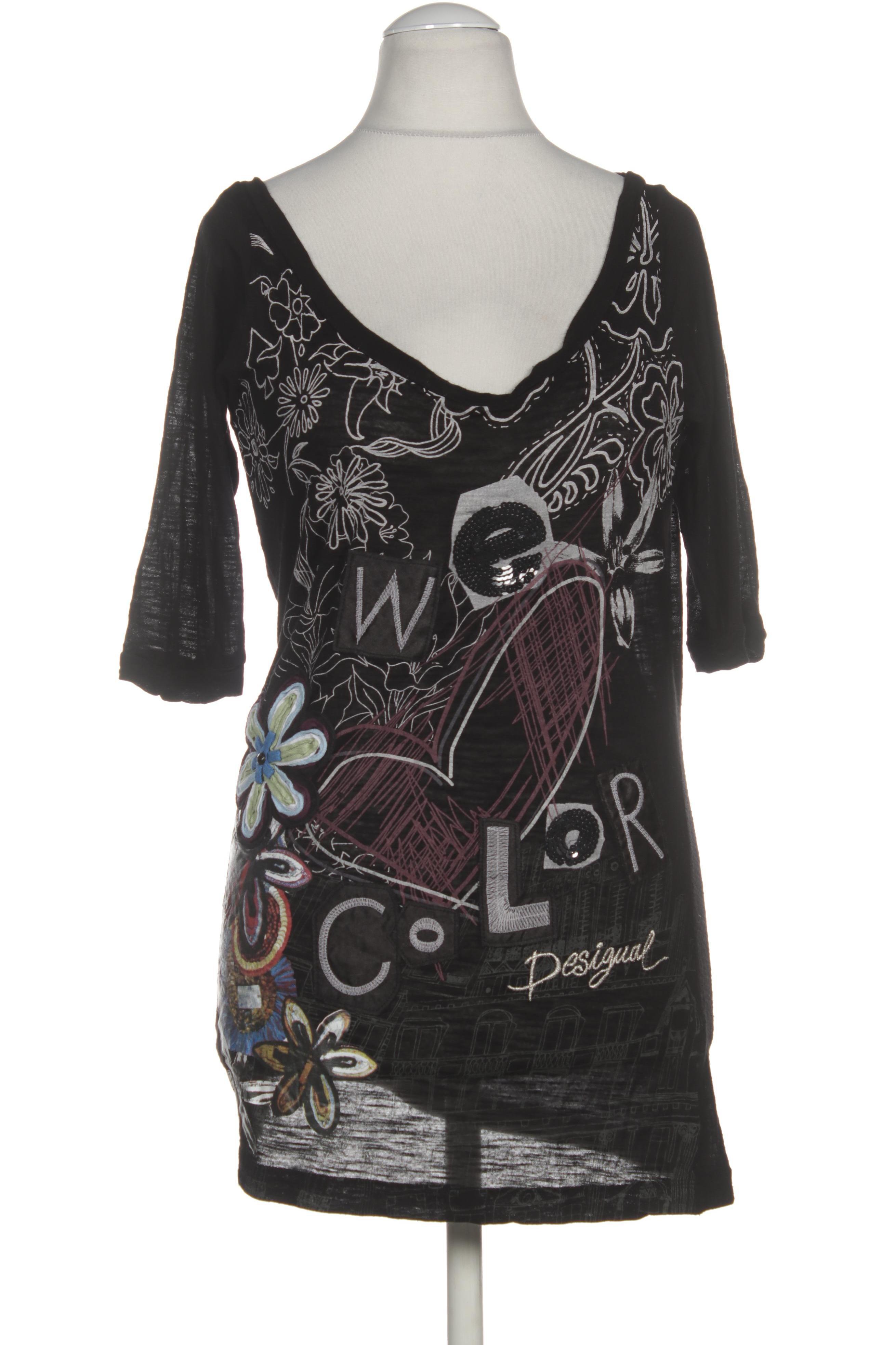 

Desigual Damen T-Shirt, schwarz, Gr.