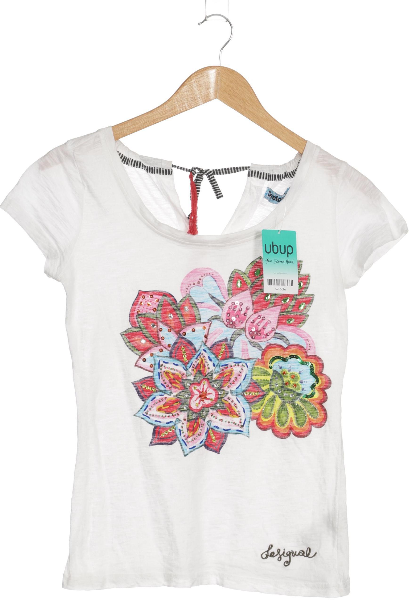 

Desigual Damen T-Shirt, weiß, Gr.