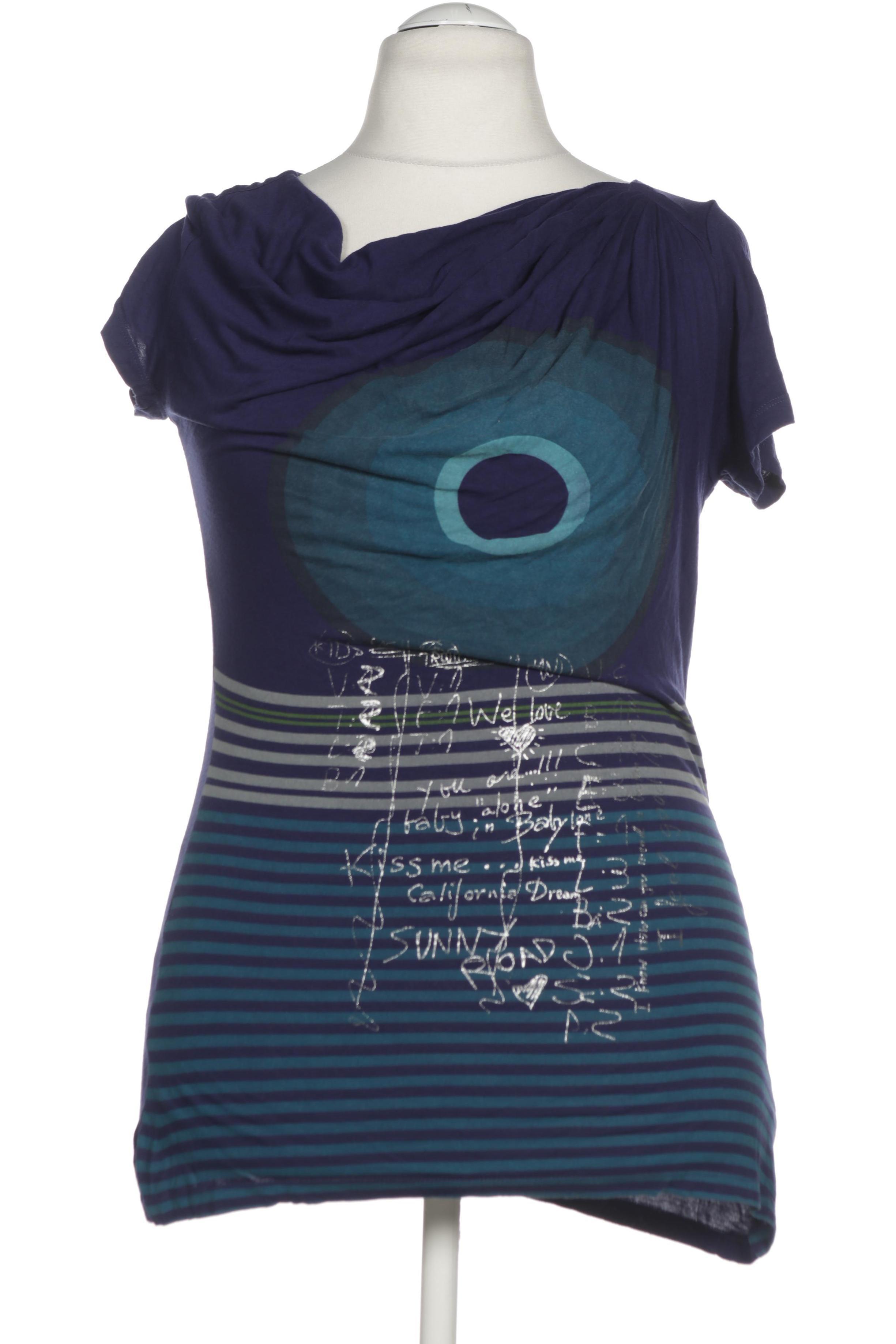 

Desigual Damen T-Shirt, blau, Gr.