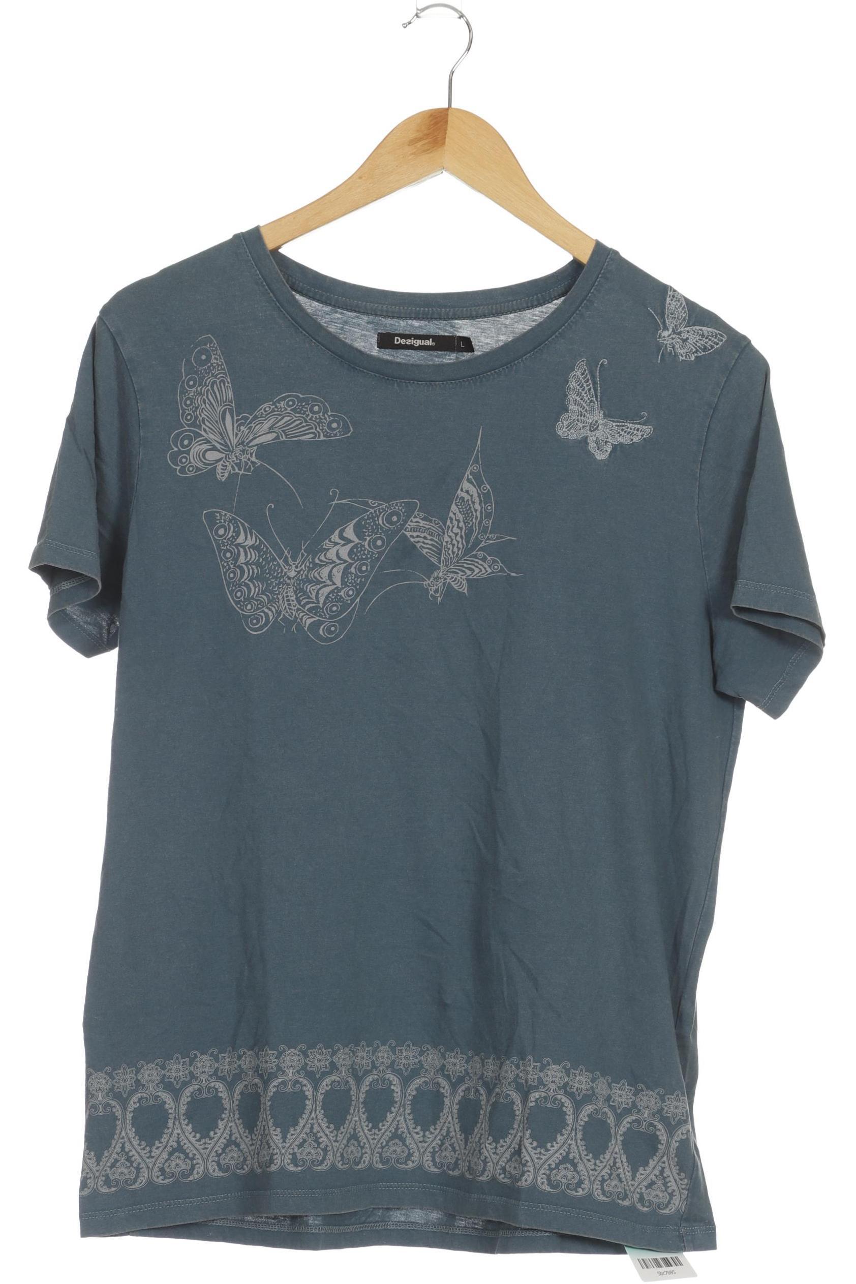 

Desigual Damen T-Shirt, blau, Gr.