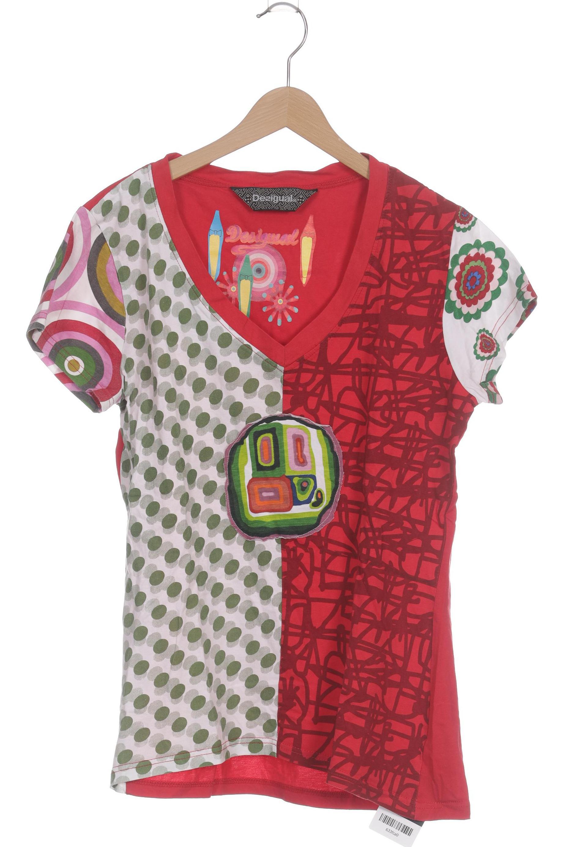 

Desigual Damen T-Shirt, rot, Gr.