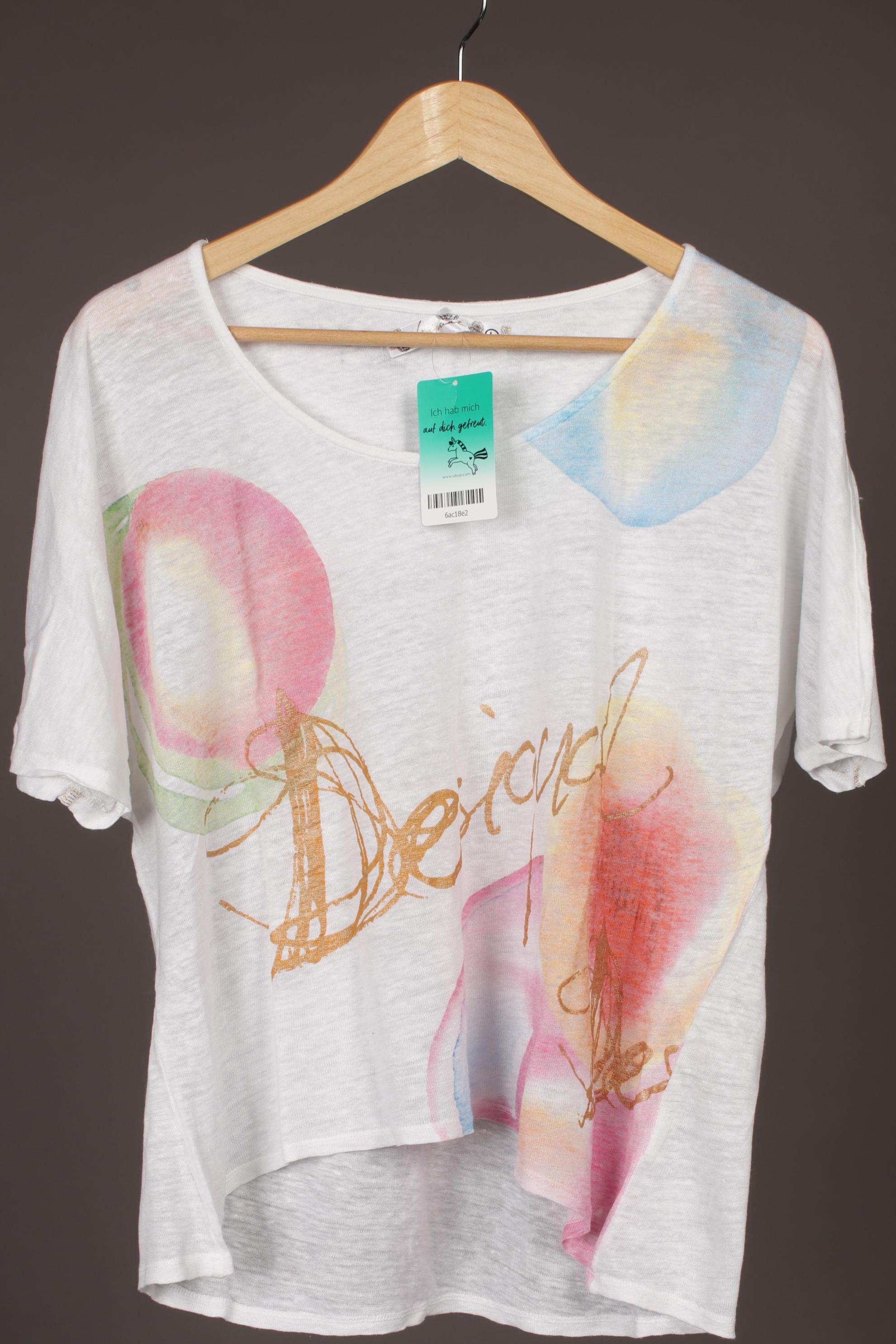 

Desigual Damen T-Shirt, weiß, Gr.