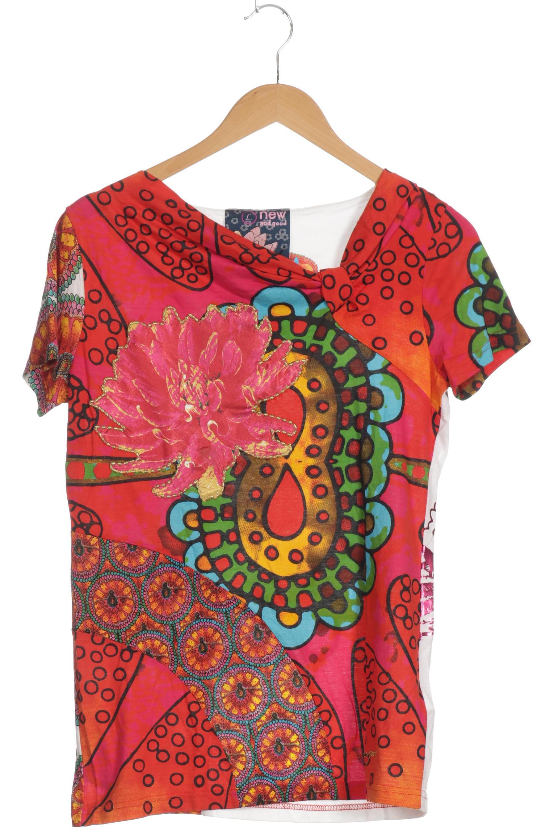 

Desigual Damen T-Shirt, mehrfarbig, Gr.