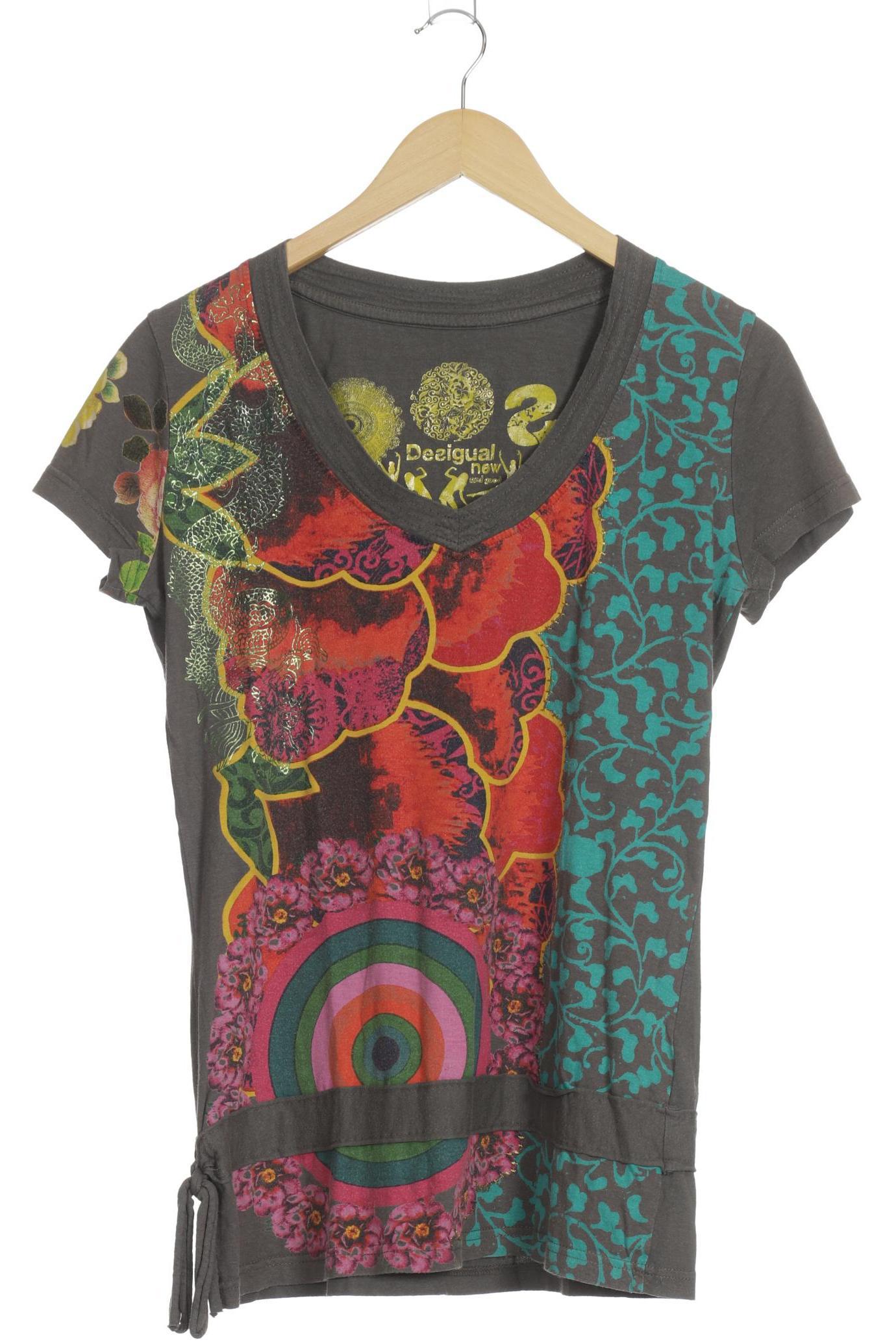 

Desigual Damen T-Shirt, grau, Gr.