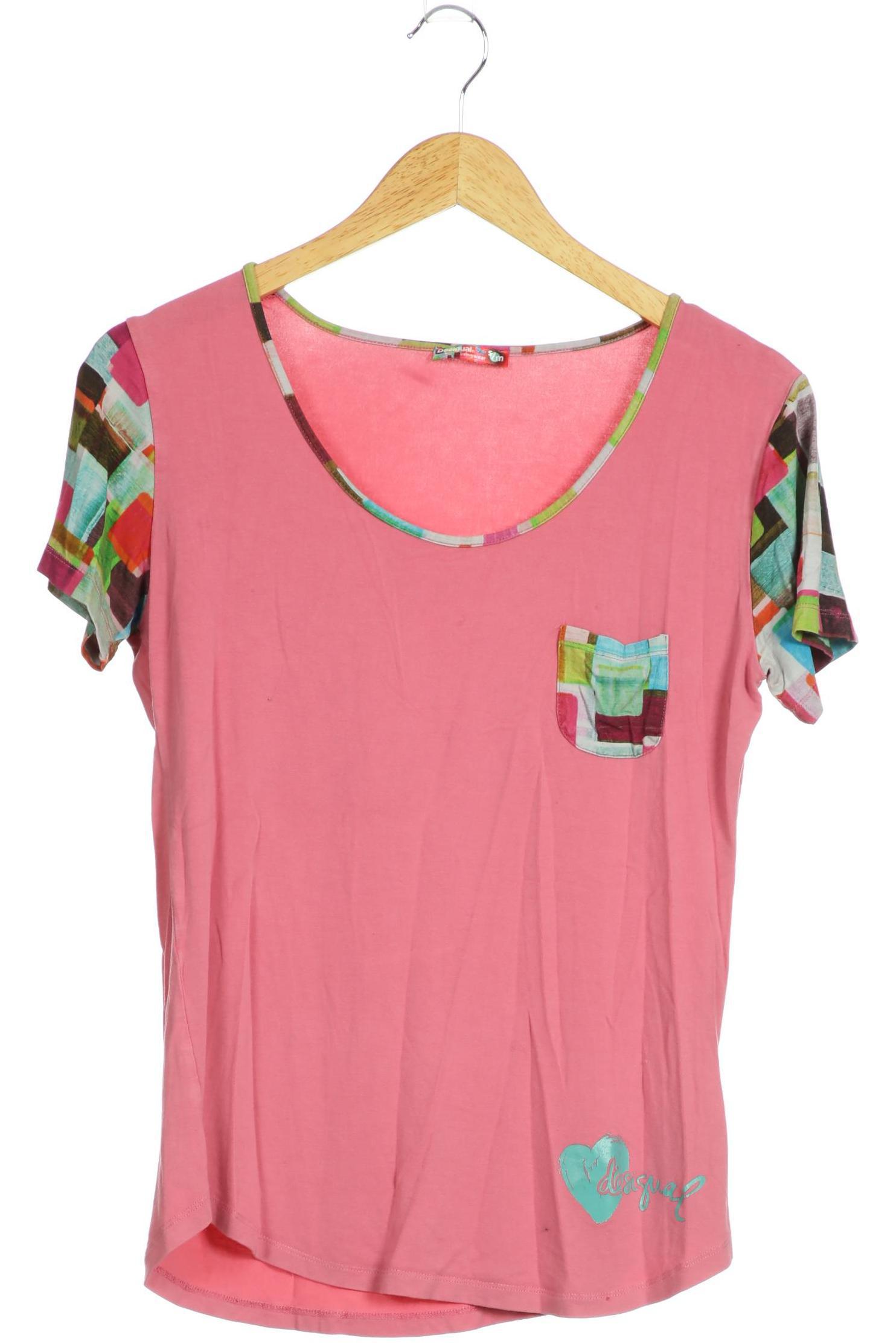 

Desigual Damen T-Shirt, pink, Gr.