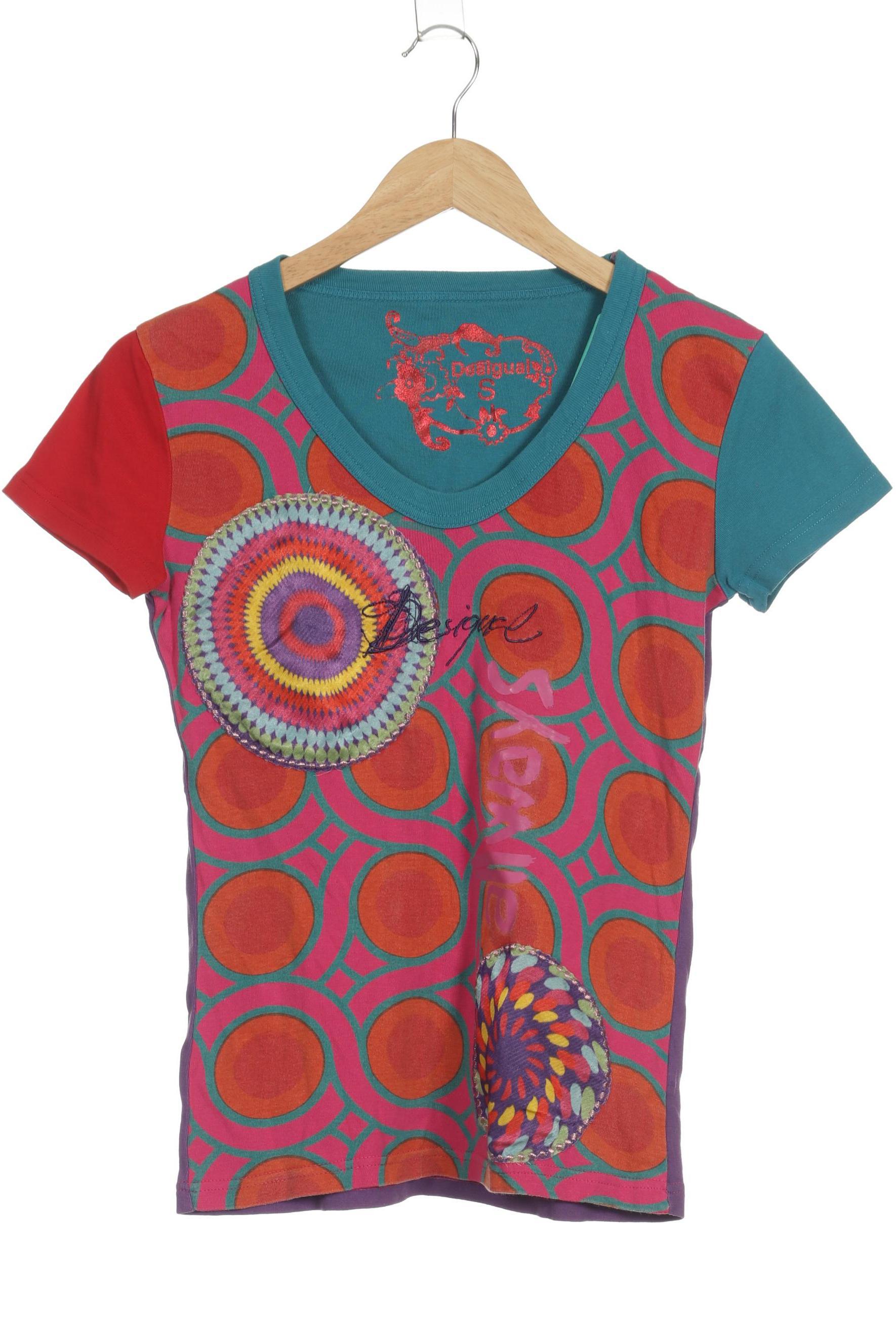 

Desigual Damen T-Shirt, türkis, Gr.