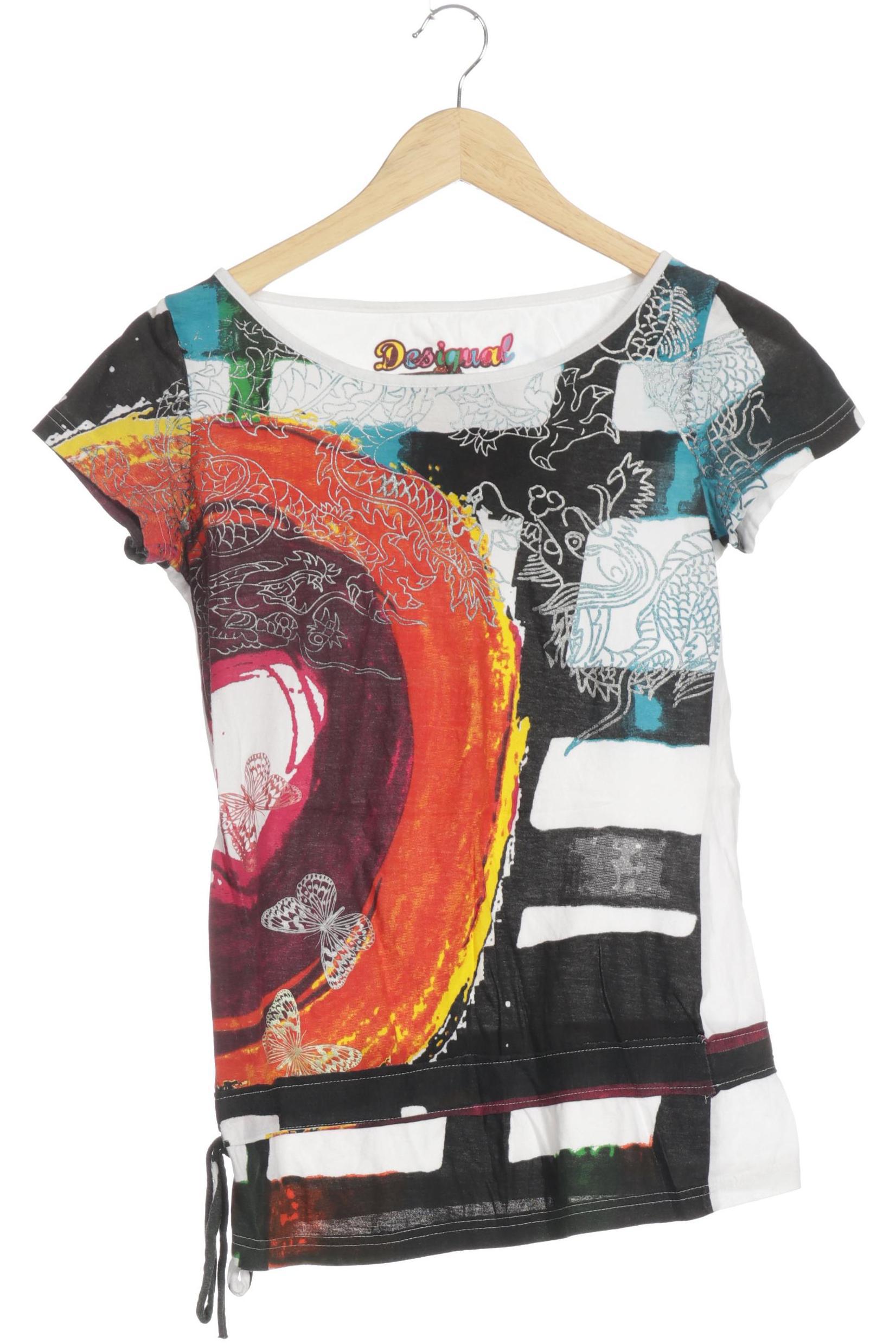

Desigual Damen T-Shirt, weiß, Gr.