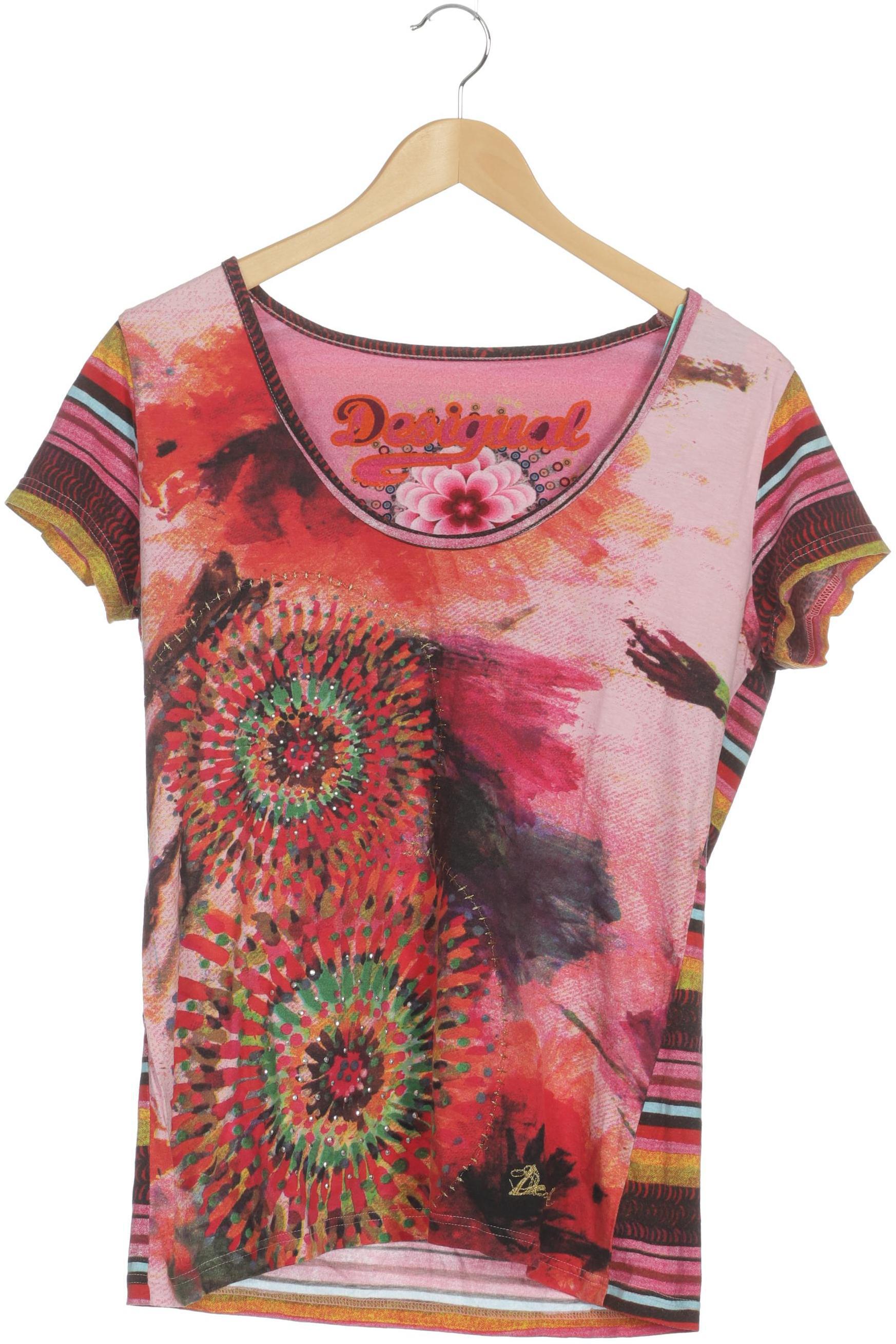 

Desigual Damen T-Shirt, pink, Gr.