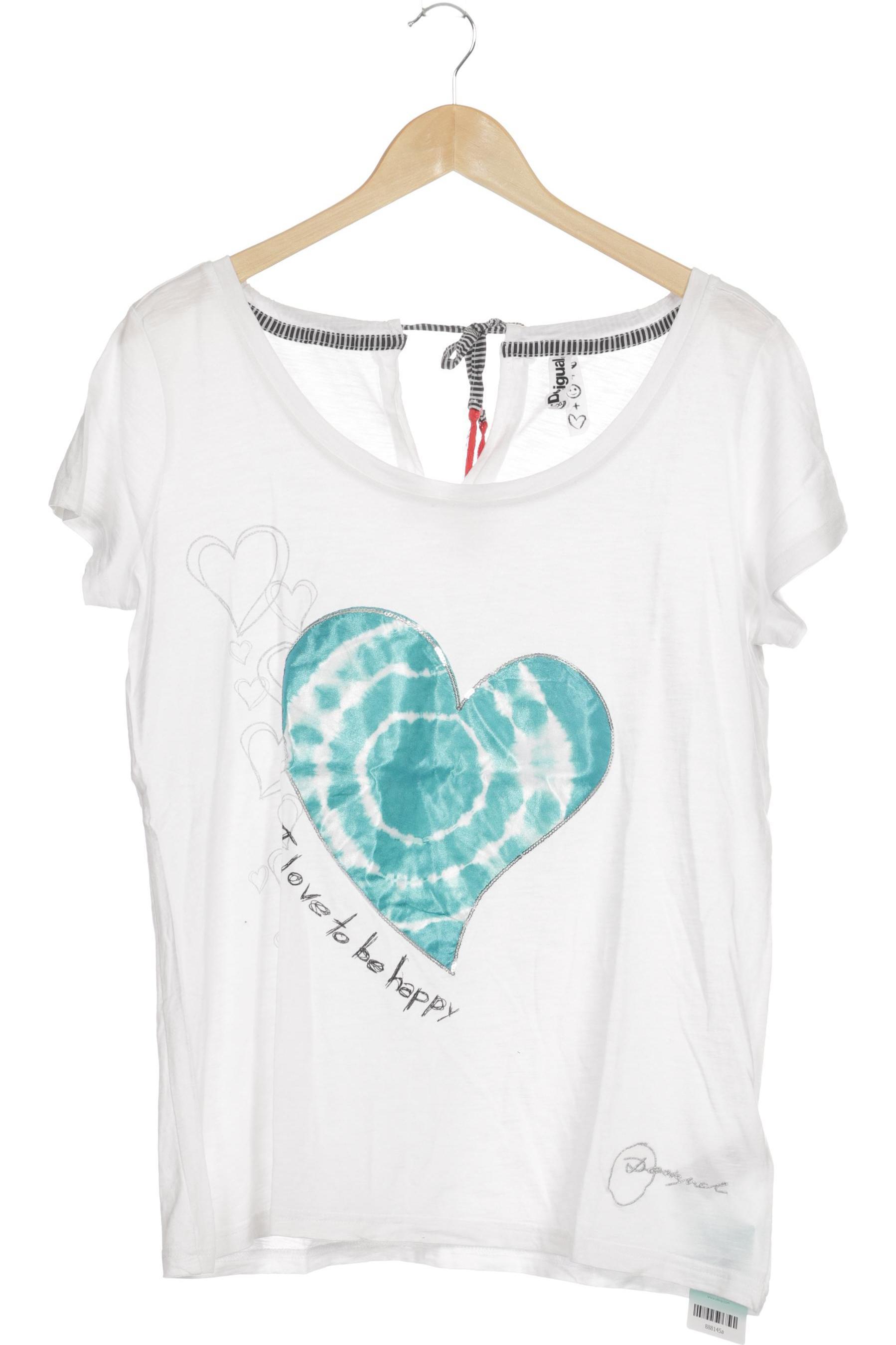 

Desigual Damen T-Shirt, weiß, Gr.