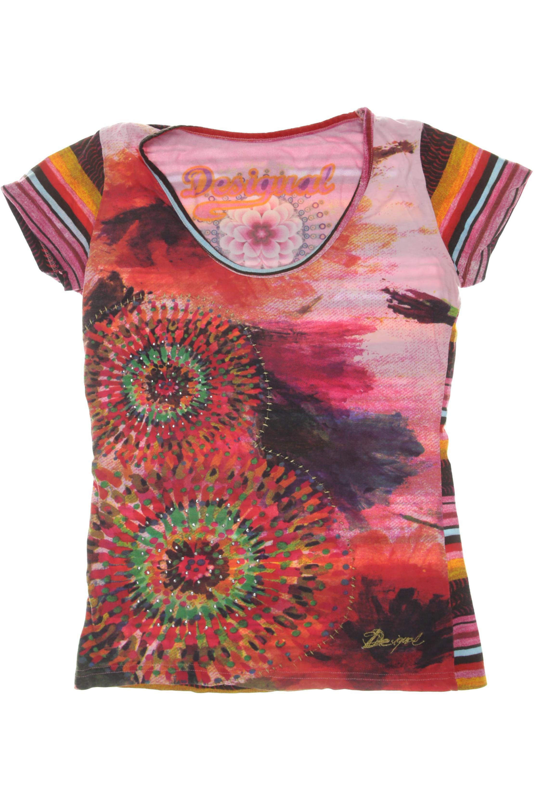 

Desigual Damen T-Shirt, pink, Gr.