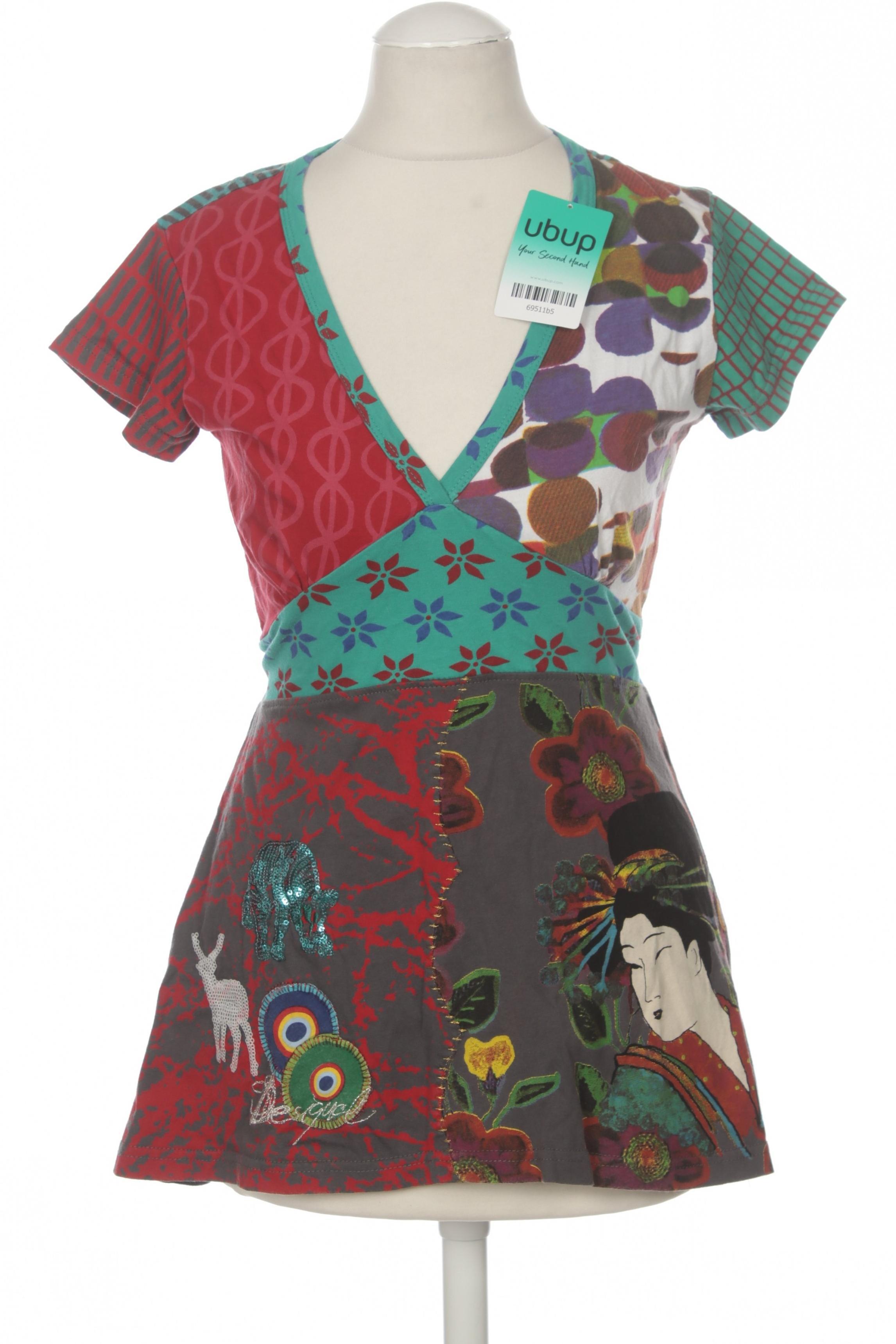 

Desigual Damen T-Shirt, mehrfarbig, Gr.