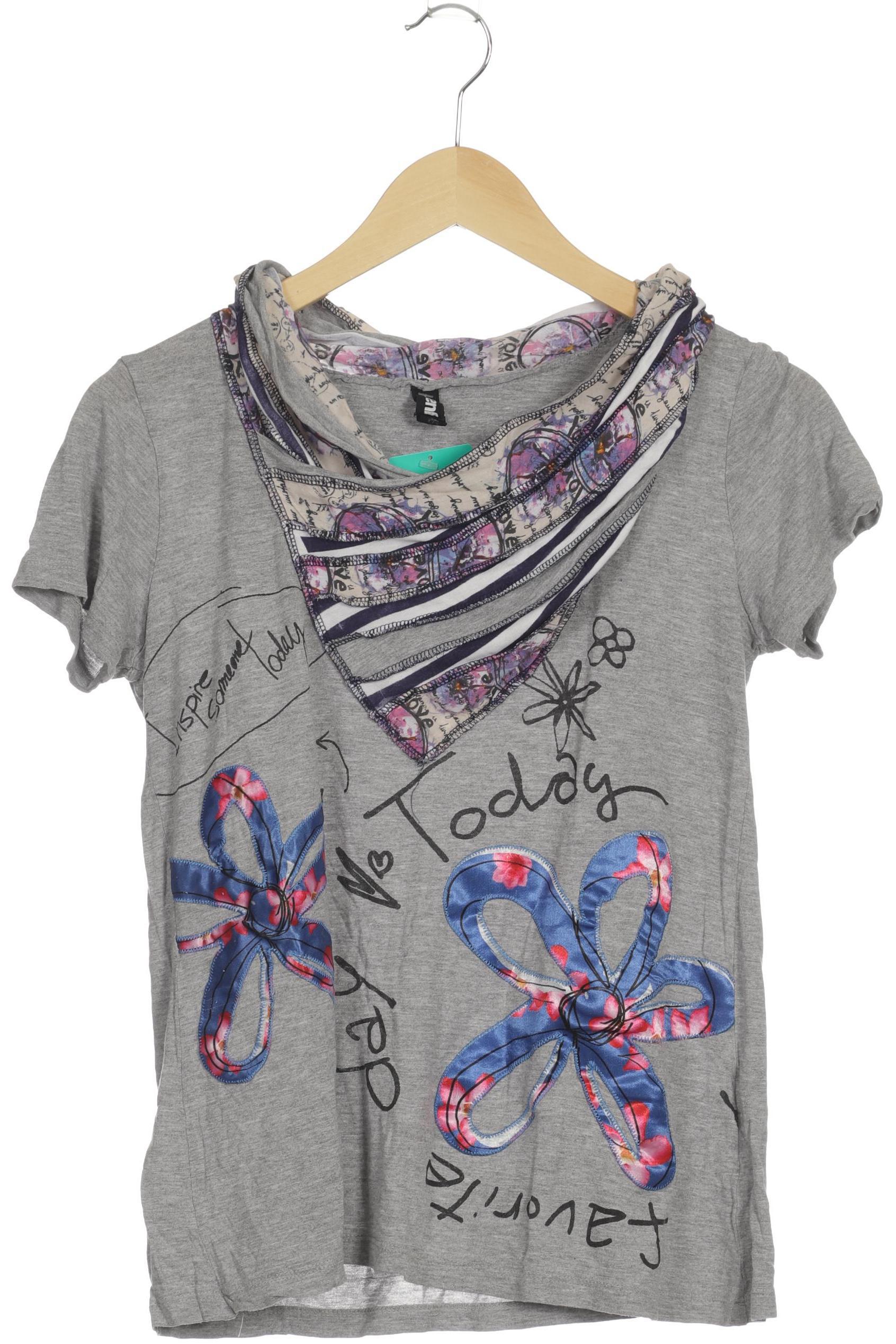 

Desigual Damen T-Shirt, grau, Gr.