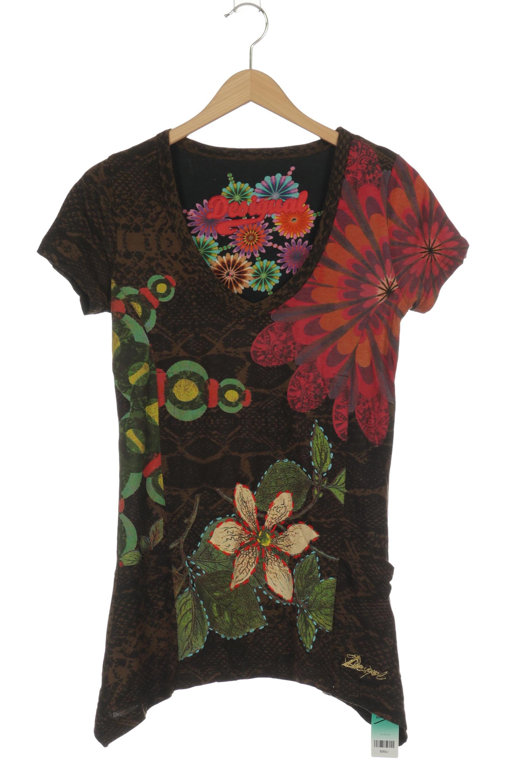 

Desigual Damen T-Shirt, braun, Gr.