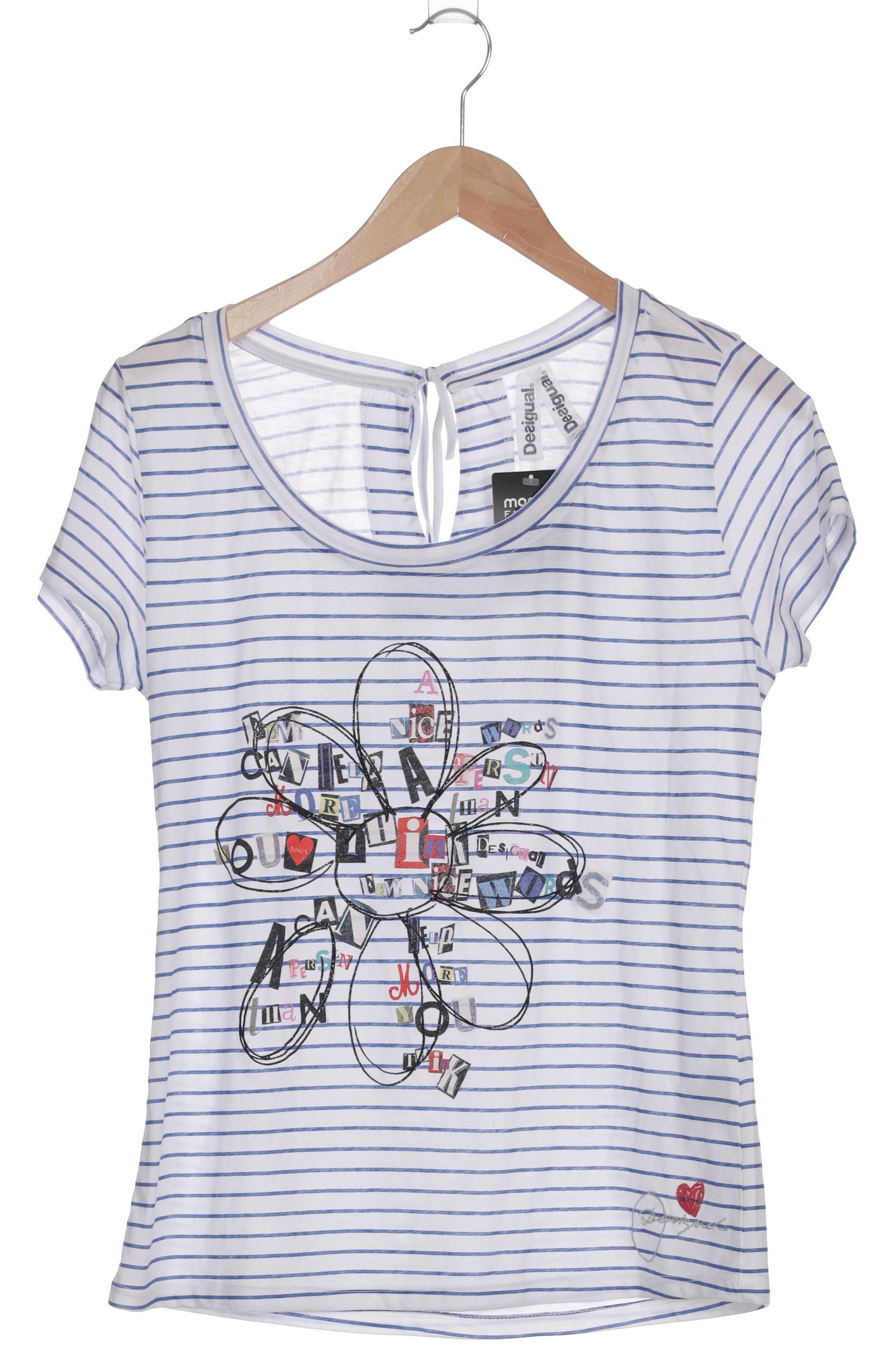 

Desigual Damen T-Shirt, weiß, Gr.