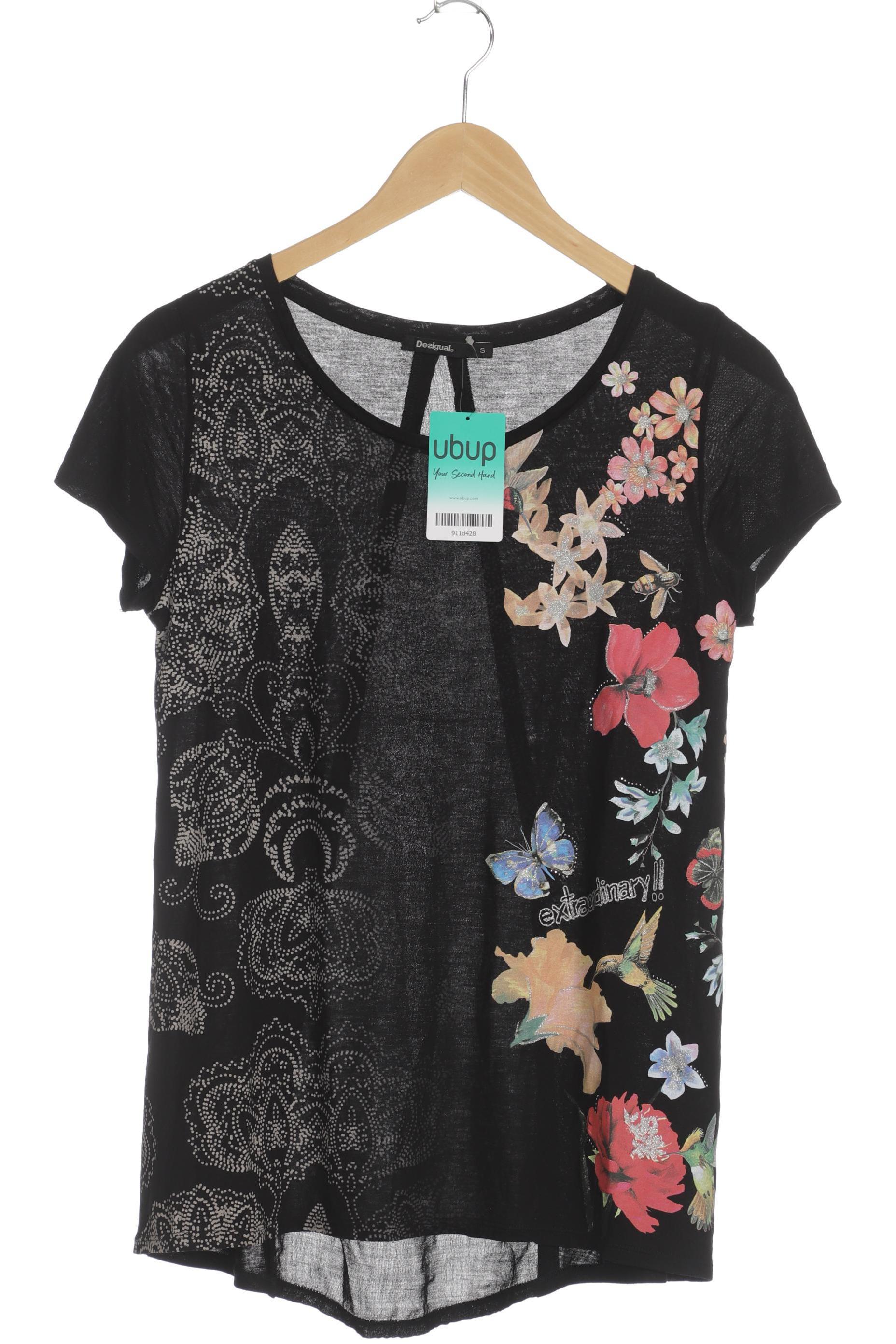 

Desigual Damen T-Shirt, schwarz, Gr.