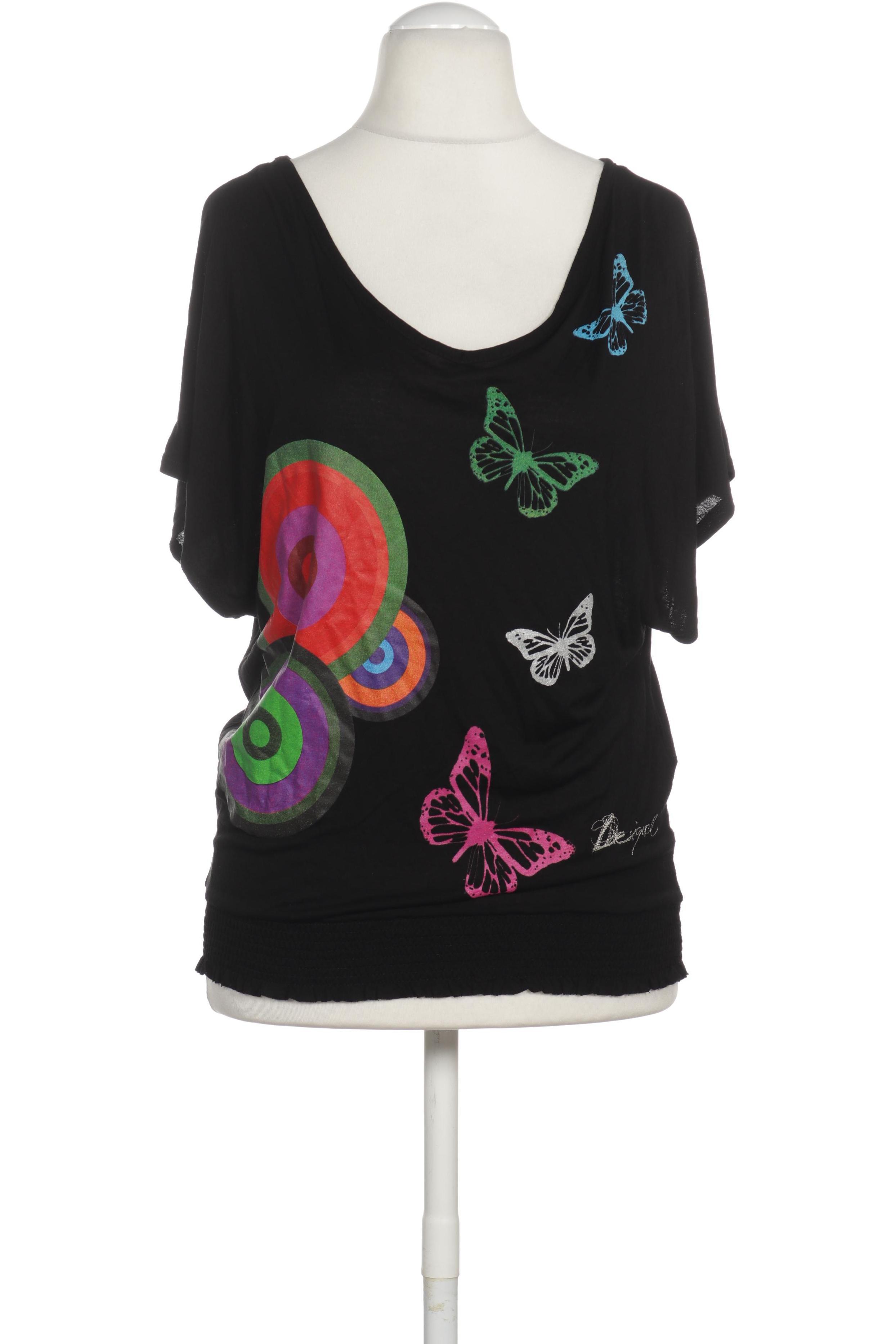 

Desigual Damen T-Shirt, schwarz, Gr.