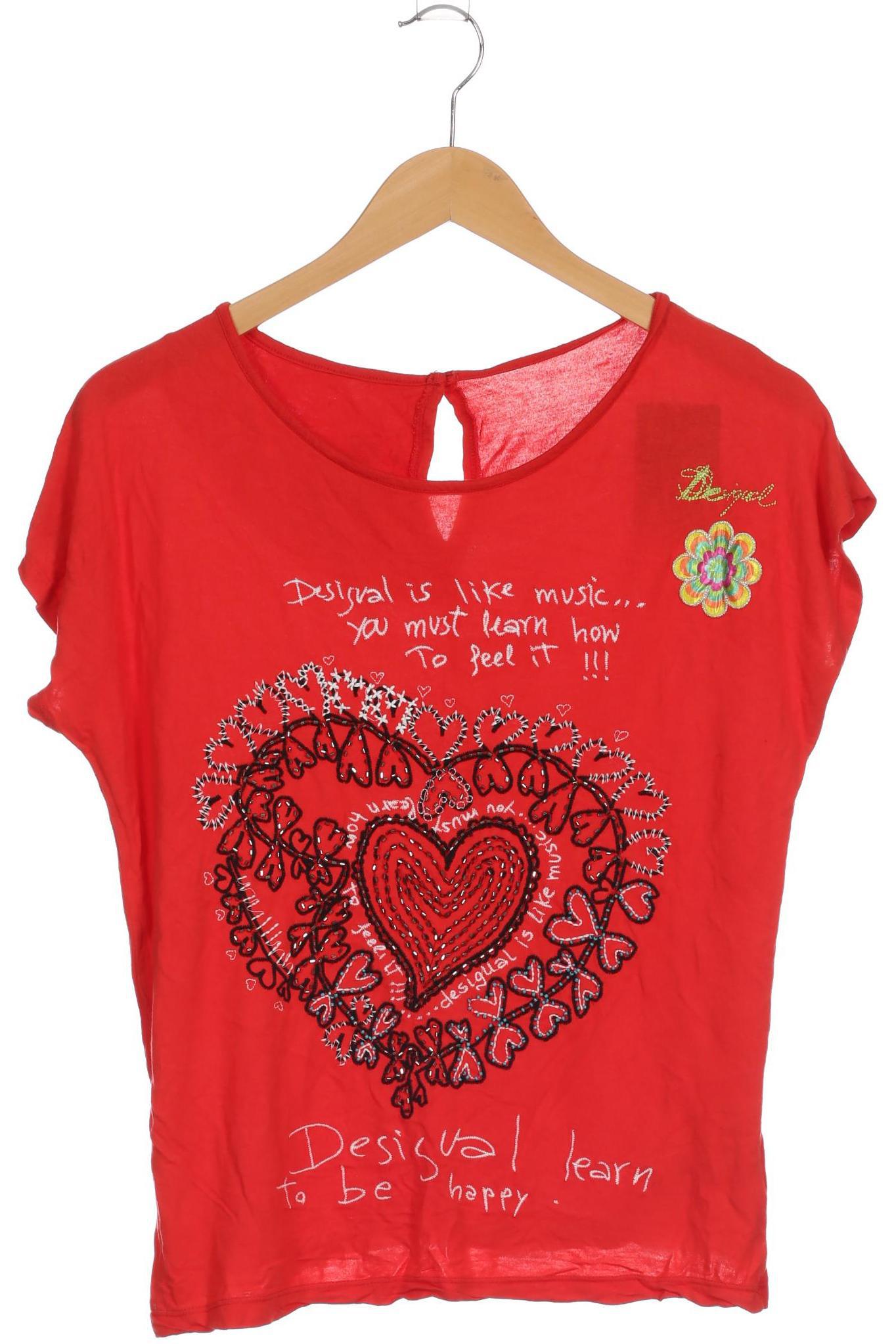 

Desigual Damen T-Shirt, rot, Gr.
