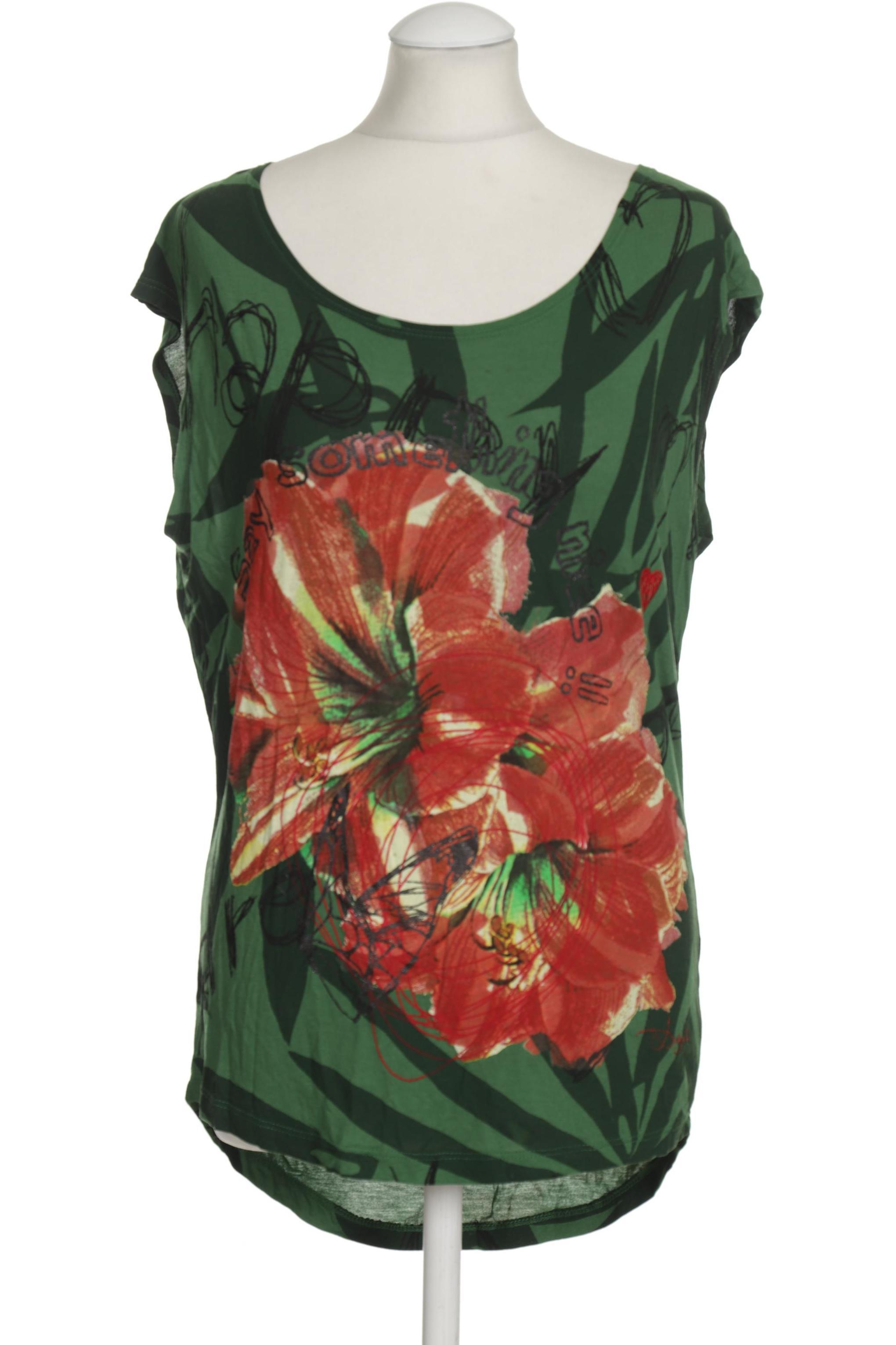 

Desigual Damen T-Shirt, grün, Gr.