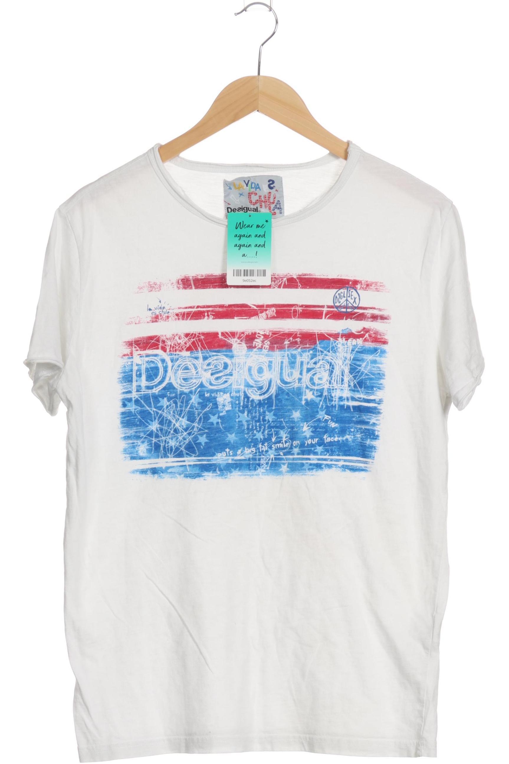 

Desigual Damen T-Shirt, weiß, Gr.