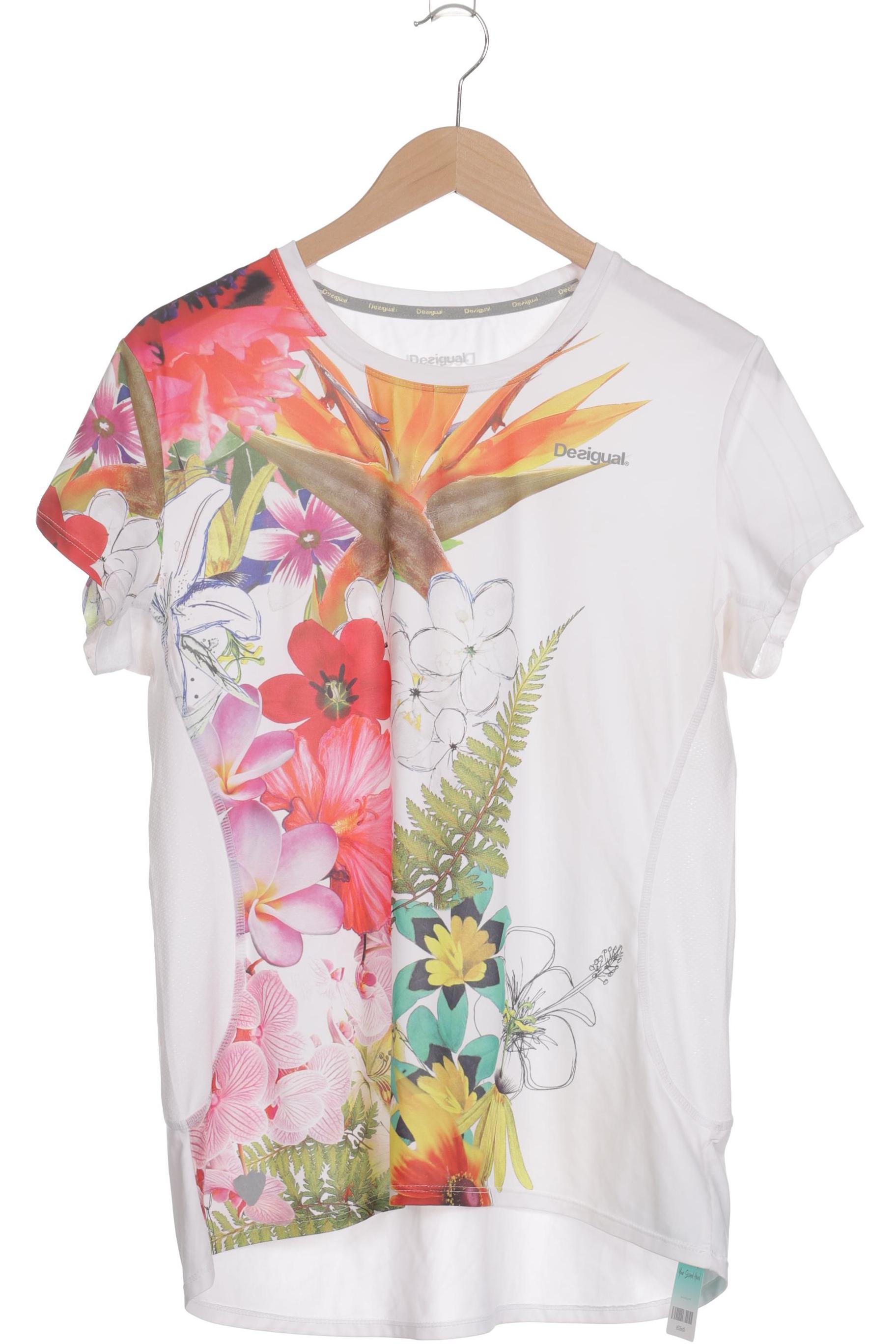 

Desigual Damen T-Shirt, weiß, Gr.