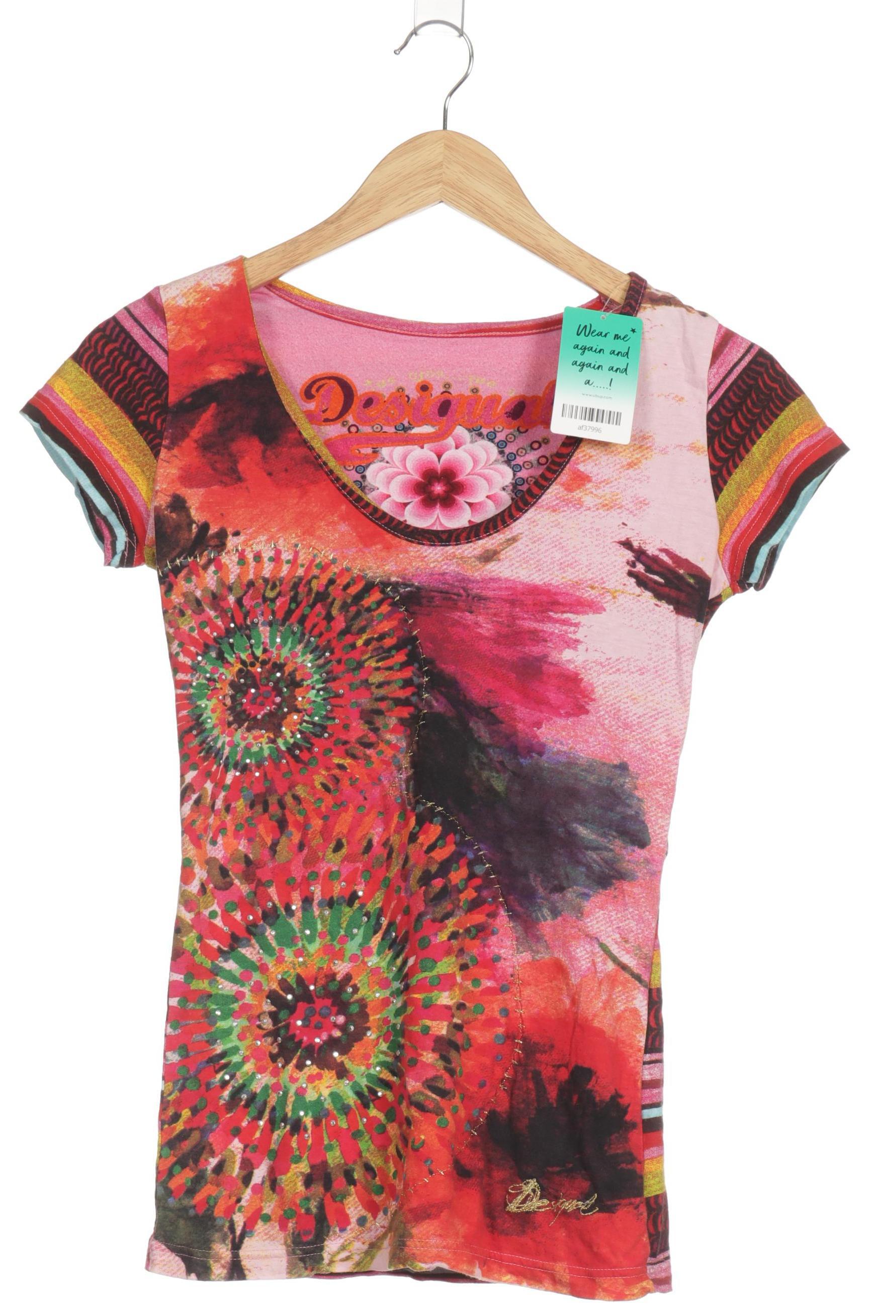 

Desigual Damen T-Shirt, pink, Gr.