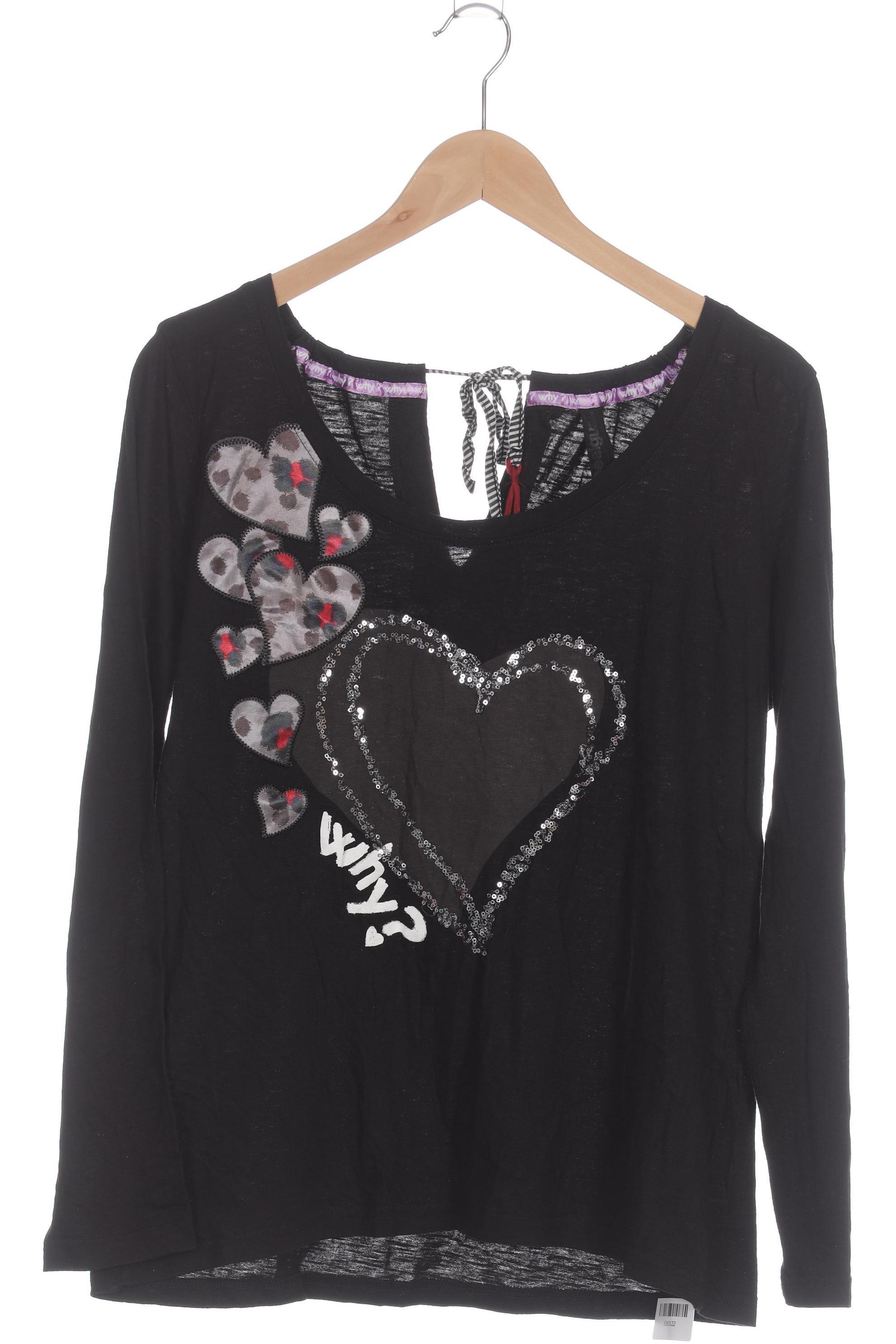 

Desigual Damen Langarmshirt, schwarz, Gr.