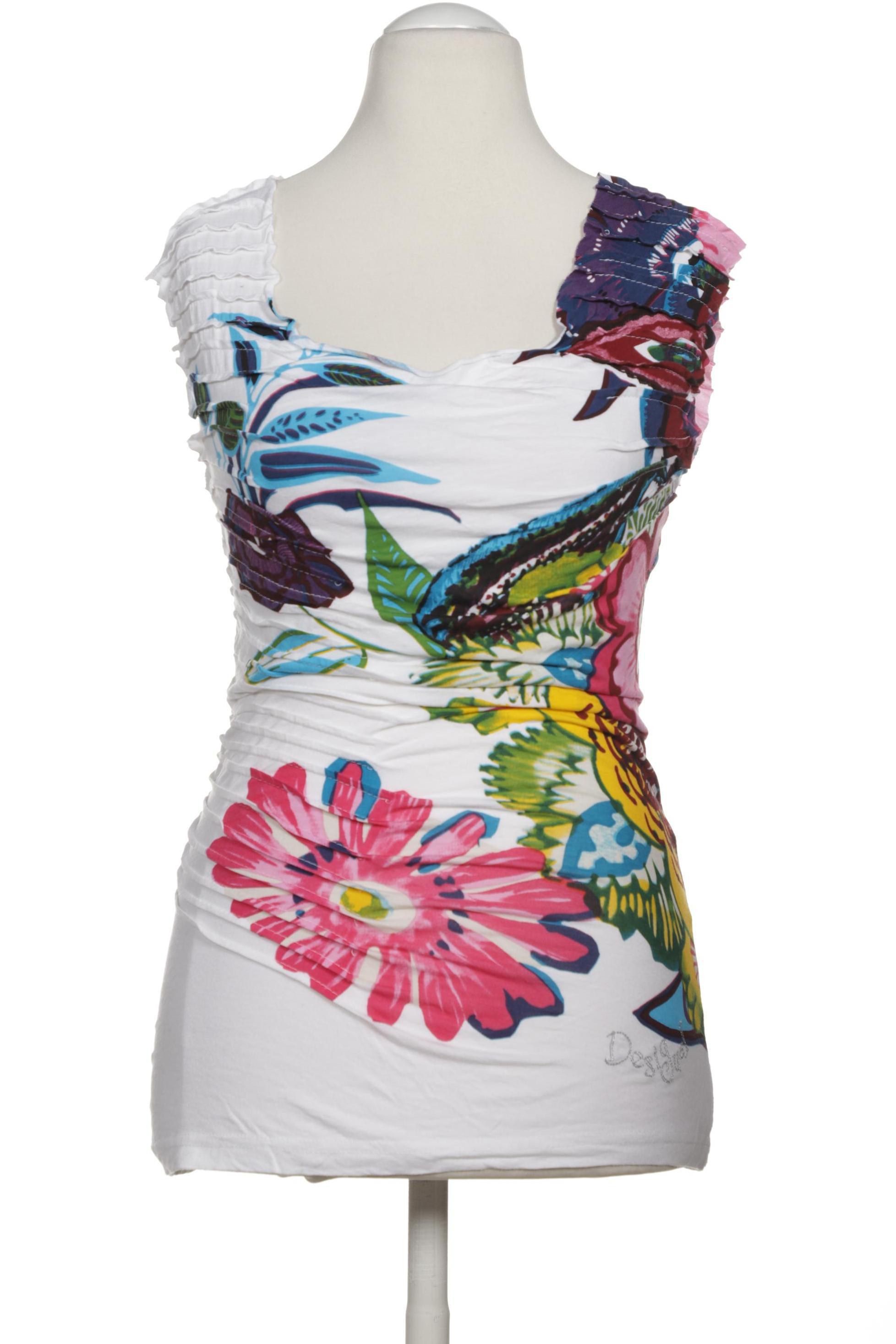 

Desigual Damen T-Shirt, weiß, Gr.