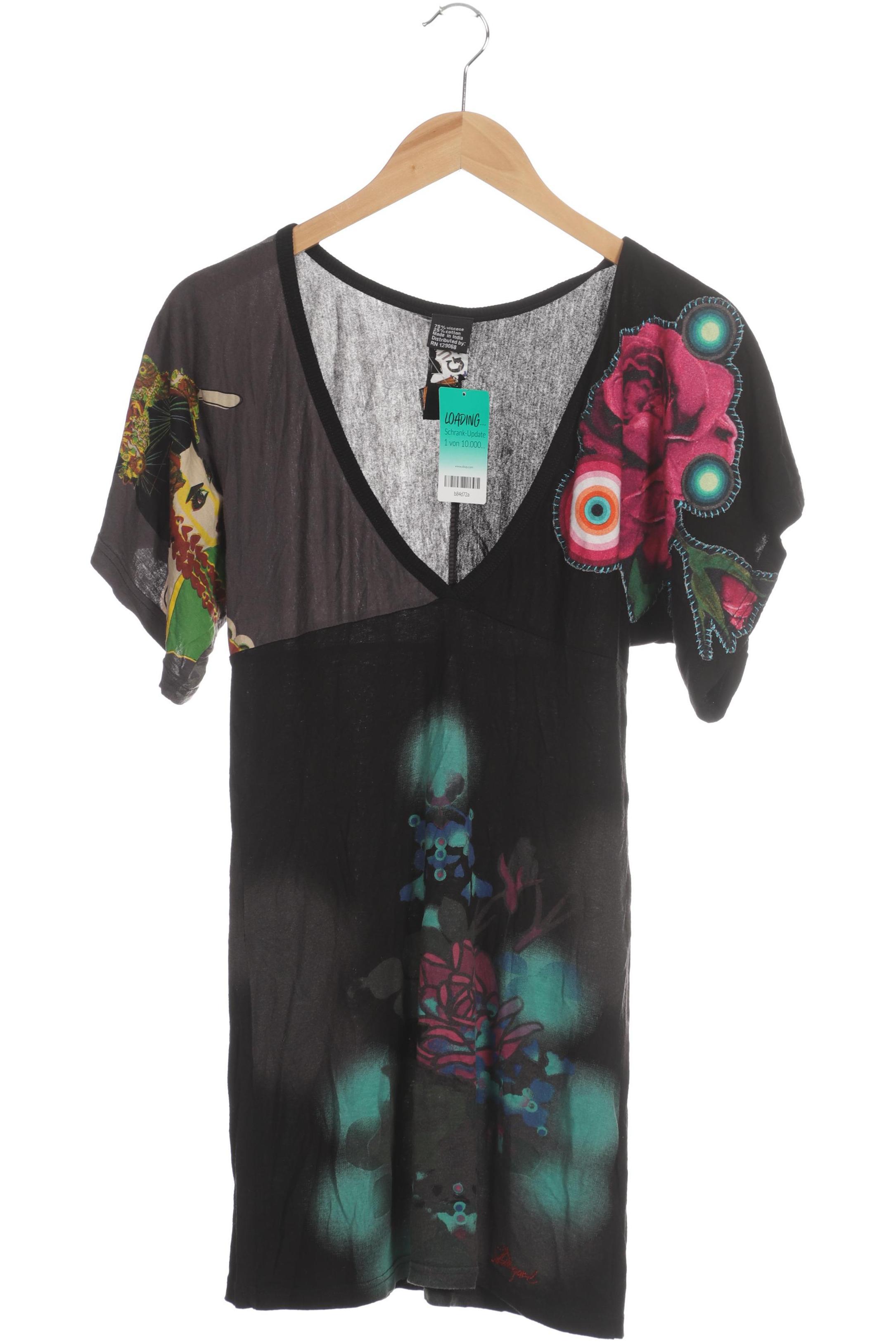 

Desigual Damen T-Shirt, schwarz, Gr.