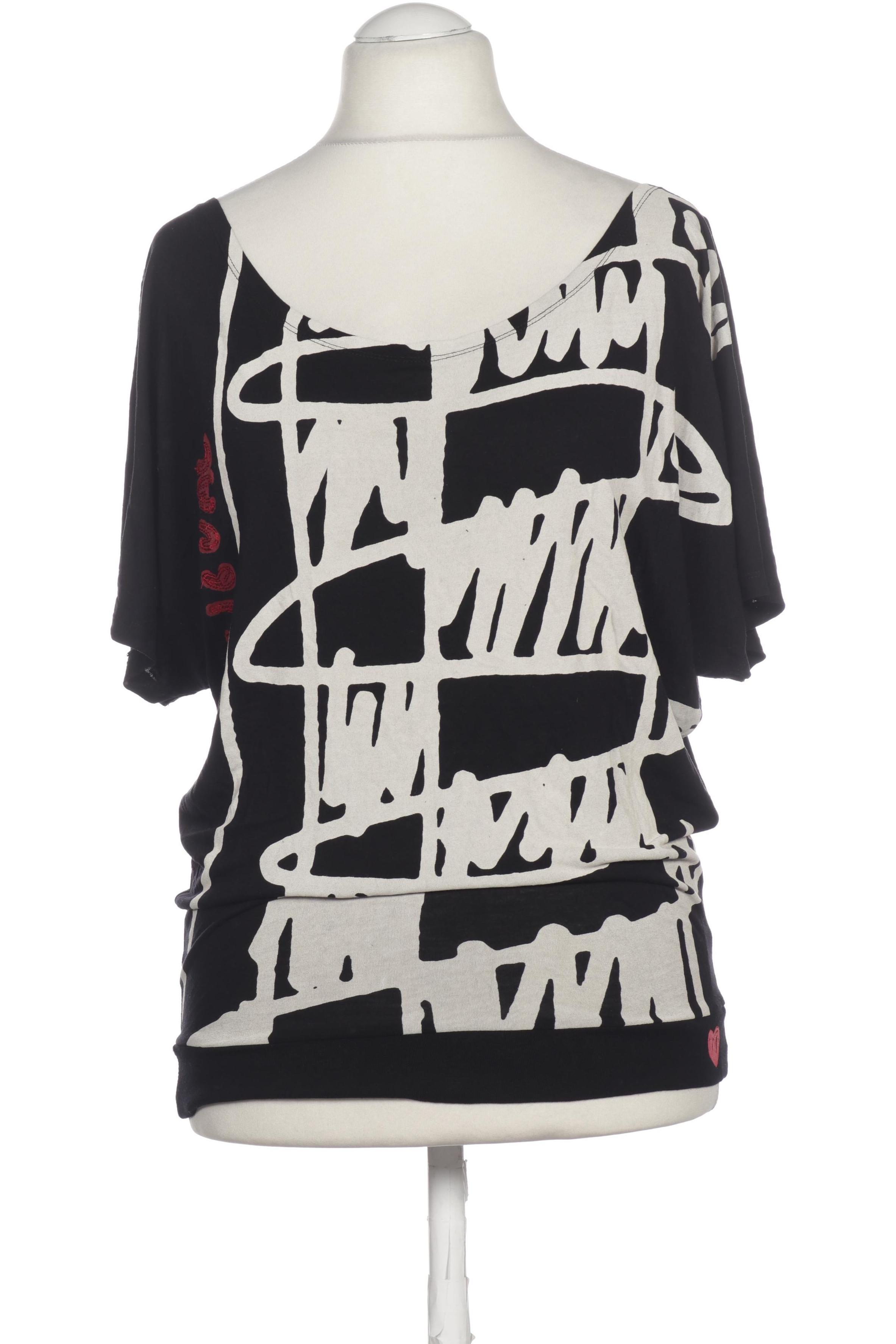 

Desigual Damen T-Shirt, schwarz, Gr.