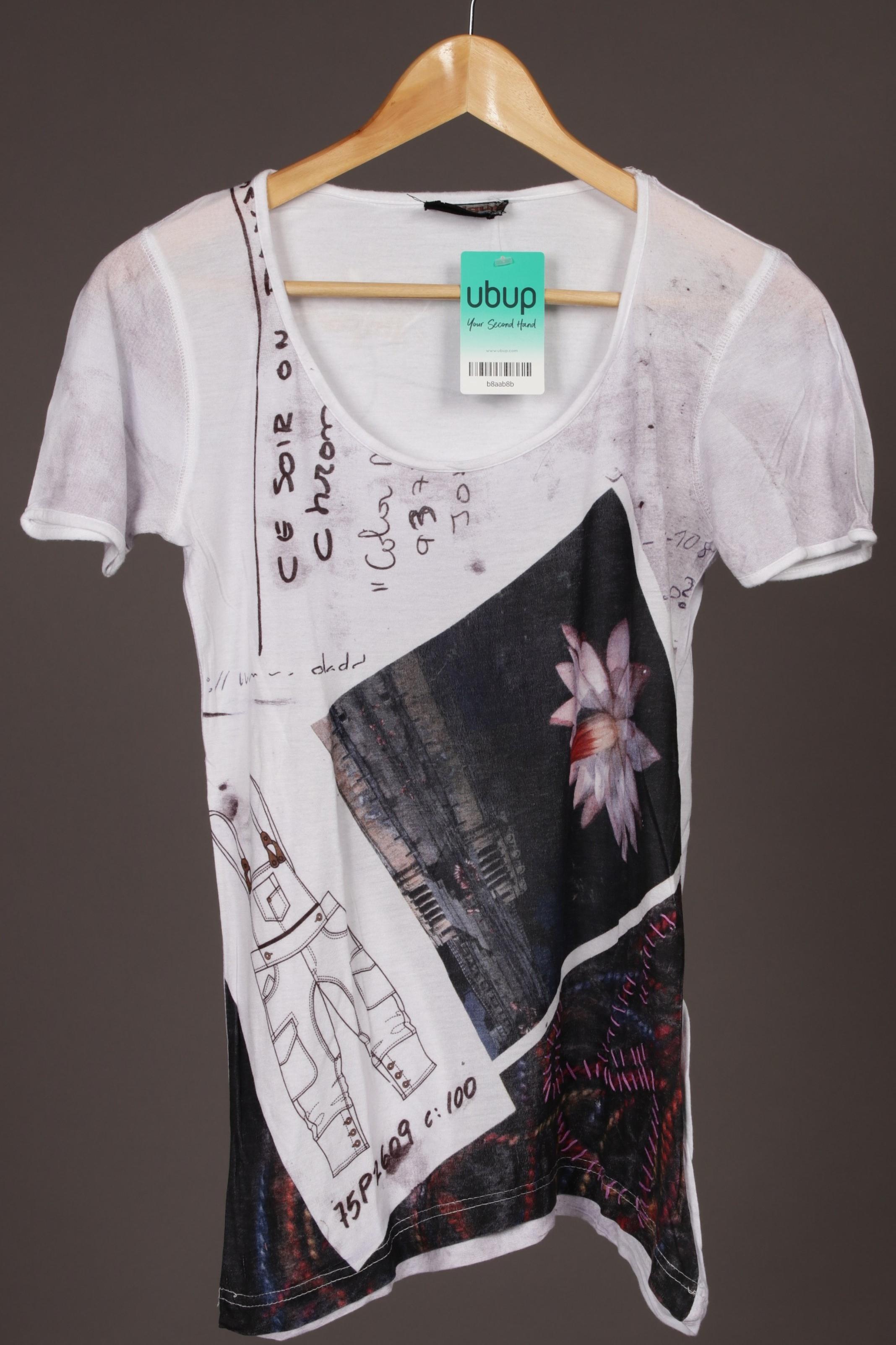 

Desigual Damen T-Shirt, weiß, Gr.