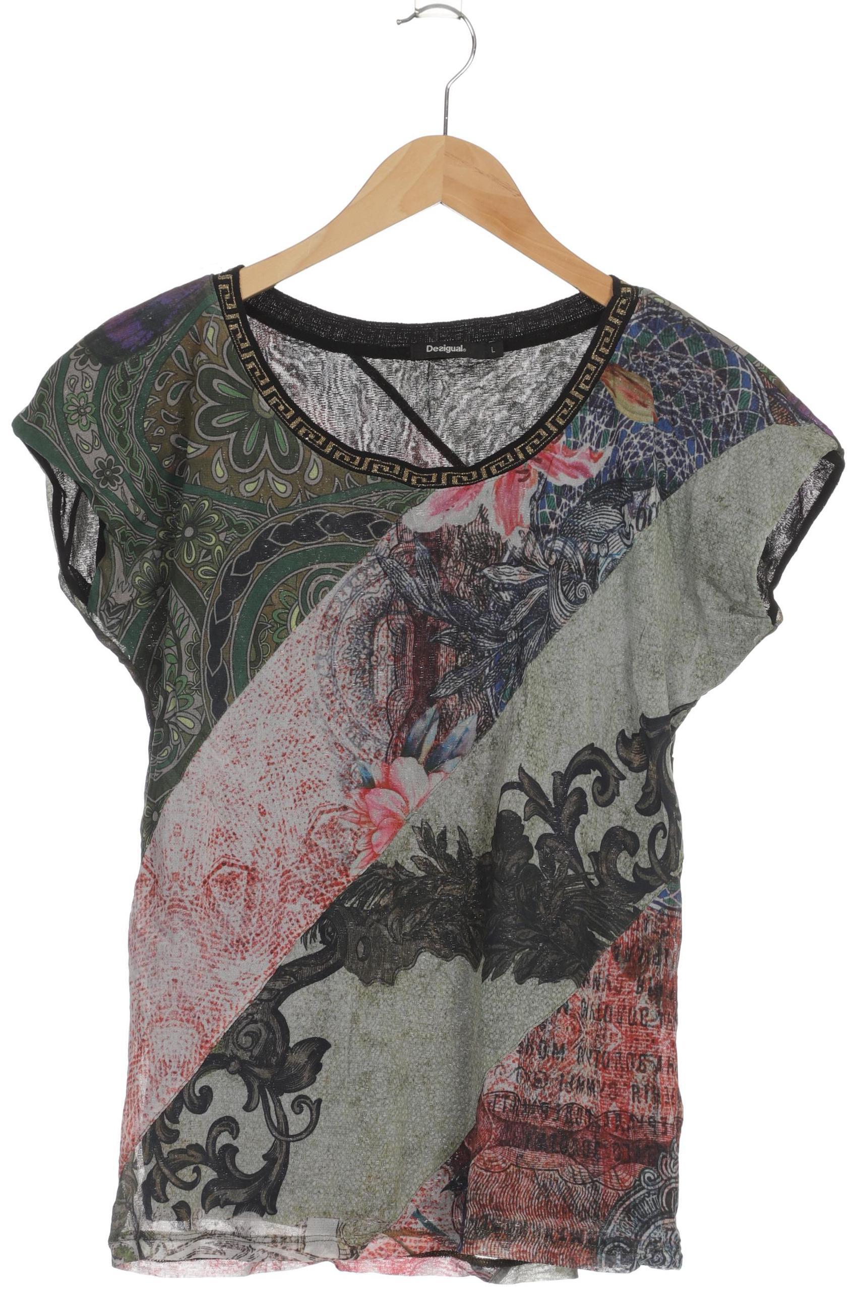 

Desigual Damen T-Shirt, grün, Gr.