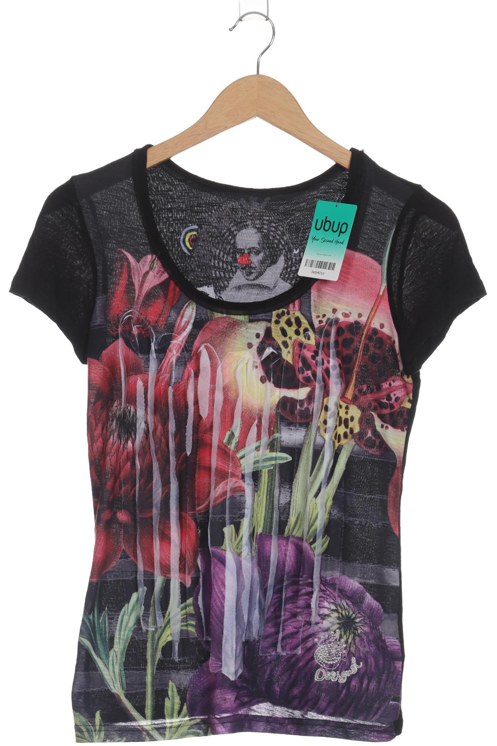 

Desigual Damen T-Shirt, schwarz, Gr.