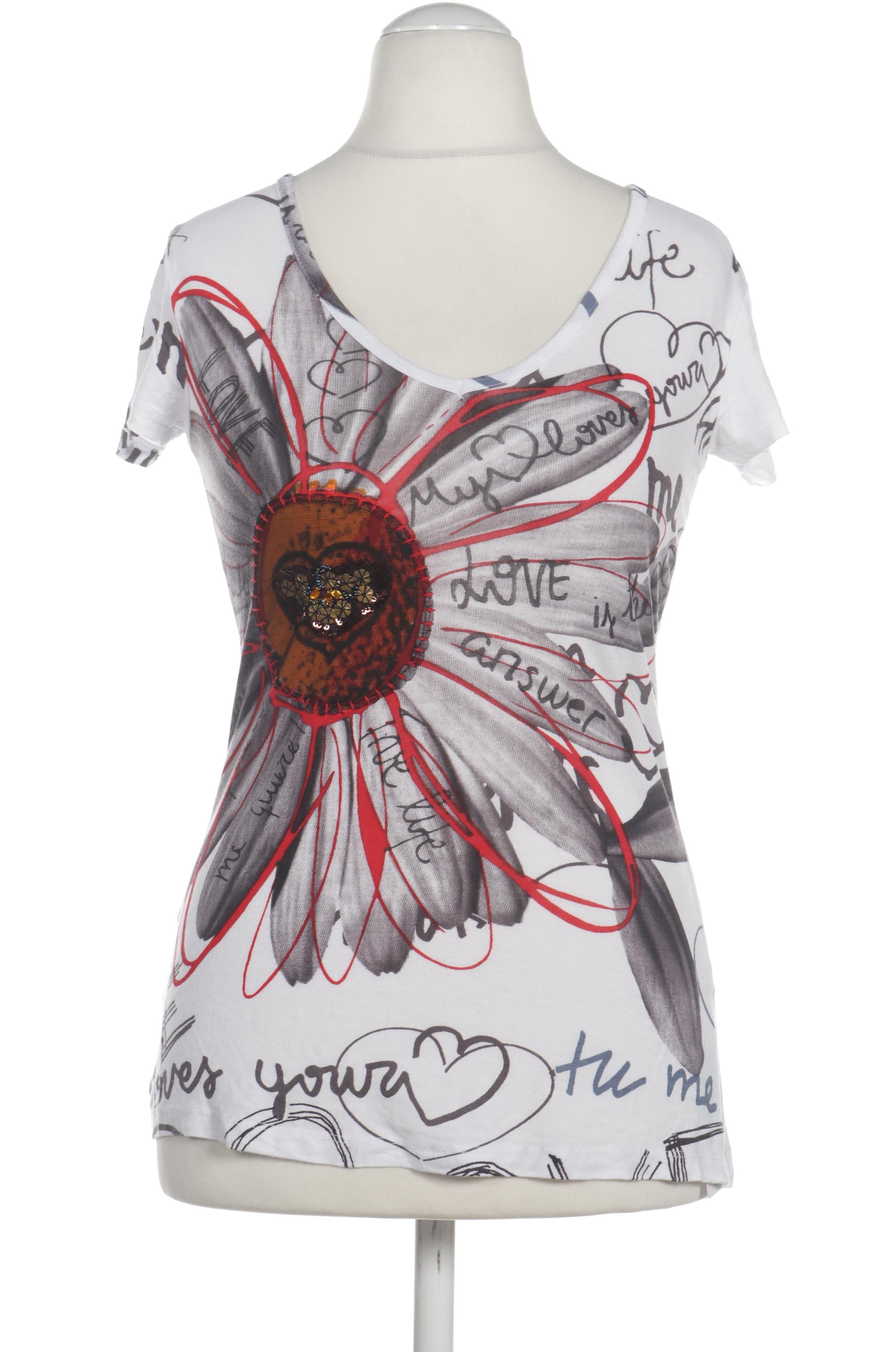 

Desigual Damen T-Shirt, weiß, Gr.
